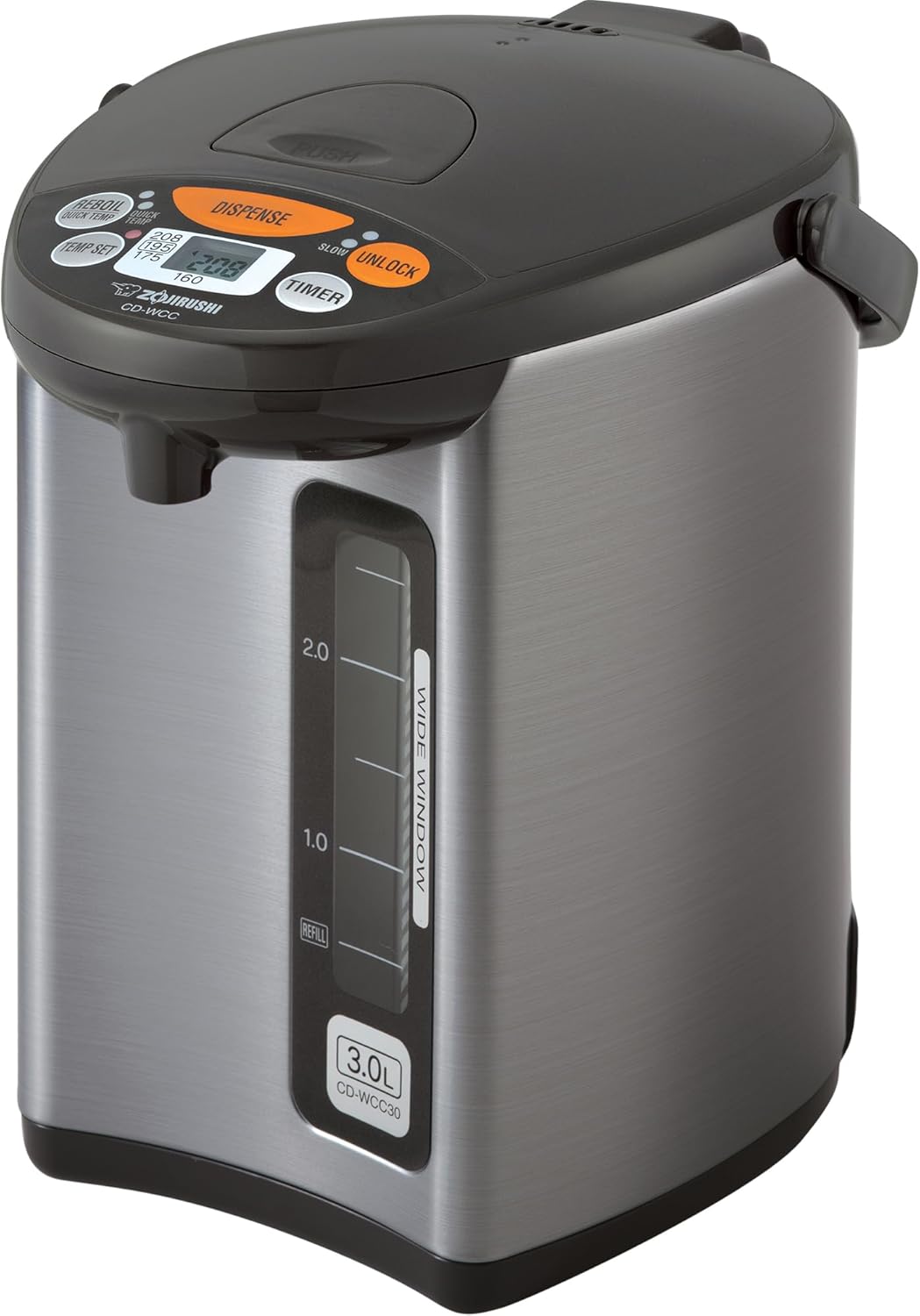 Zojirushi CD-WCC30 Micom Water Boiler and Warmer (101 oz, Silver Dark Brown) Zojirushi CD-WCC30 Micom Water Boiler and Warmer (101 oz, Silver Dark Brown)