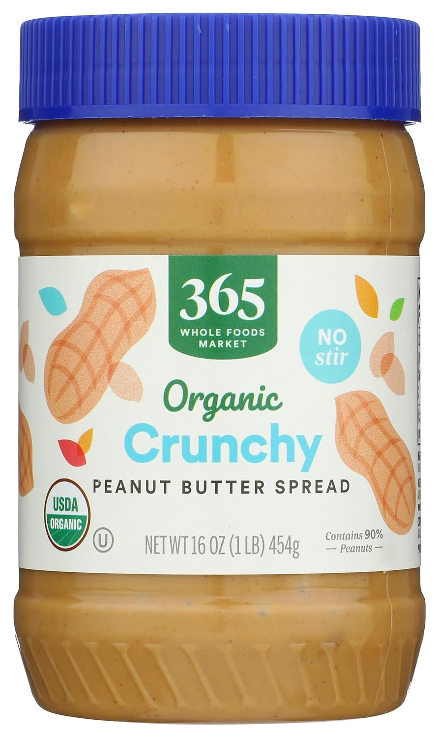 365 by Whole Foods Market, Organic Crunchy Peanut Butter, 16 Ounce 365 by Whole Foods Market, Organic Crunchy Peanut Butter, 16 Ounce