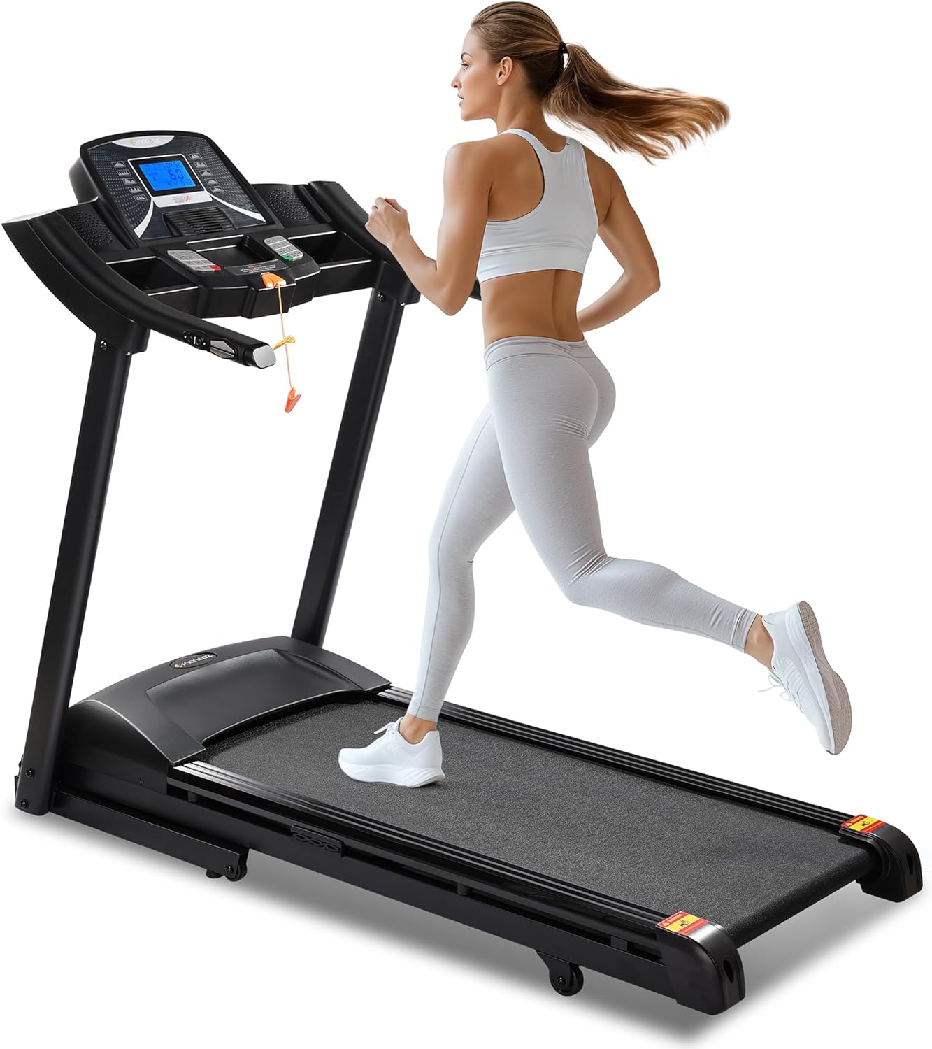 Treadmill with 15% Auto Incline for Home, 20″ Wide Running Machine, 4.0HP Folding Electric Treadmill Up to 10 MPH Speed with 25 Programs and Bluetooth Speaker, 350 LBS Capacity Treadmill with 15% Auto Incline for Home, 20″ Wide Running Machine, 4.0HP Folding Electric Treadmill Up to 10 MPH Speed with 25 Programs and Bluetooth Speaker, 350 LBS Capacity