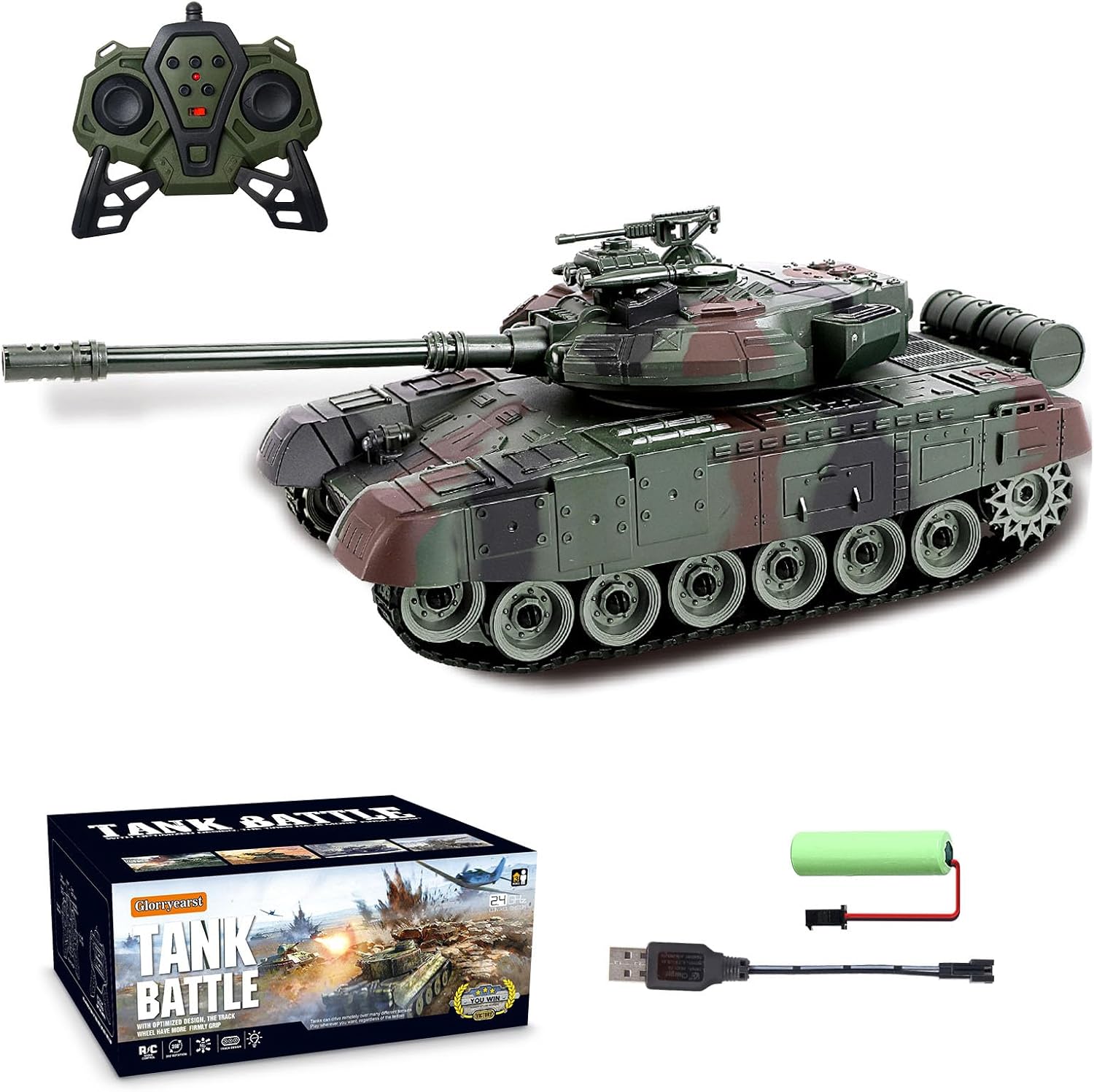 RC Tank 1:28 Scale 9 Channel Remote Control Toy with Realistic Sounds and Lights,Radio Control Military Battle Tanks Gifts for Kids and Adults RC Tank 1:28 Scale 9 Channel Remote Control Toy with Realistic Sounds and Lights,Radio Control Military Battle Tanks Gifts for Kids and Adults