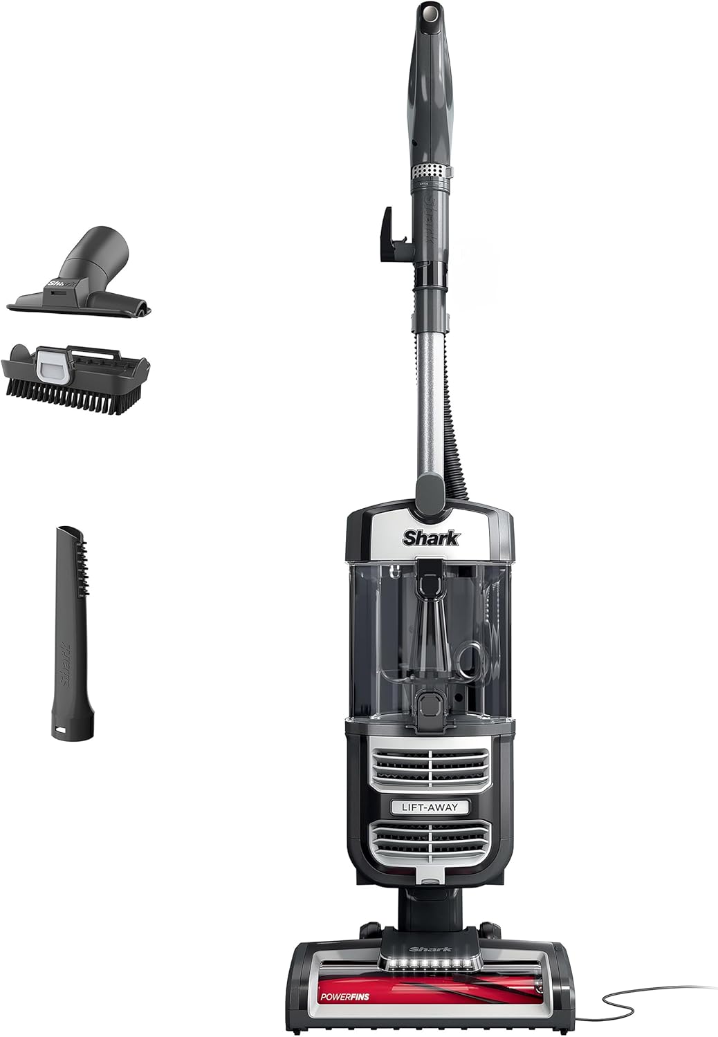 Shark UV730 Navigator Lift-Away Upright Vacuum, PowerFins HairPro Self-Cleaning Brushroll, HEPA Filter with Anti-Allergen Technology, LED Headlights, Swivel Steering, Gray (Renewed) Shark UV730 Navigator Lift-Away Upright Vacuum, PowerFins HairPro Self-Cleaning Brushroll, HEPA Filter with Anti-Allergen Technology, LED Headlights, Swivel Steering, Gray (Renewed)