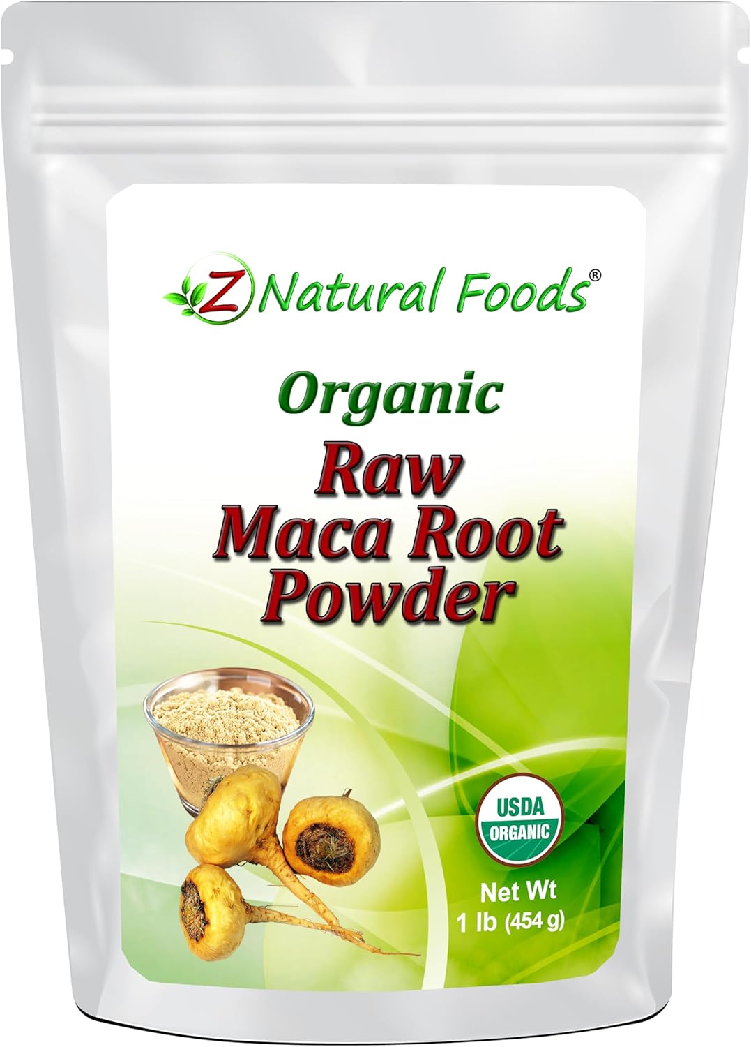Z Natural Foods Organic Maca Root Powder, Adaptogen Superfood Powder, Contains Raw Red, Yellow & Black Maca, Mix in Drinks, Juice, Smoothies, Shakes, & Recipes, Vegan, Non GMO, Gluten Free – 1 lb Z Natural Foods Organic Maca Root Powder, Adaptogen Superfood Powder, Contains Raw Red, Yellow & Black Maca, Mix in Drinks, Juice, Smoothies, Shakes, & Recipes, Vegan, Non GMO, Gluten Free – 1 lb