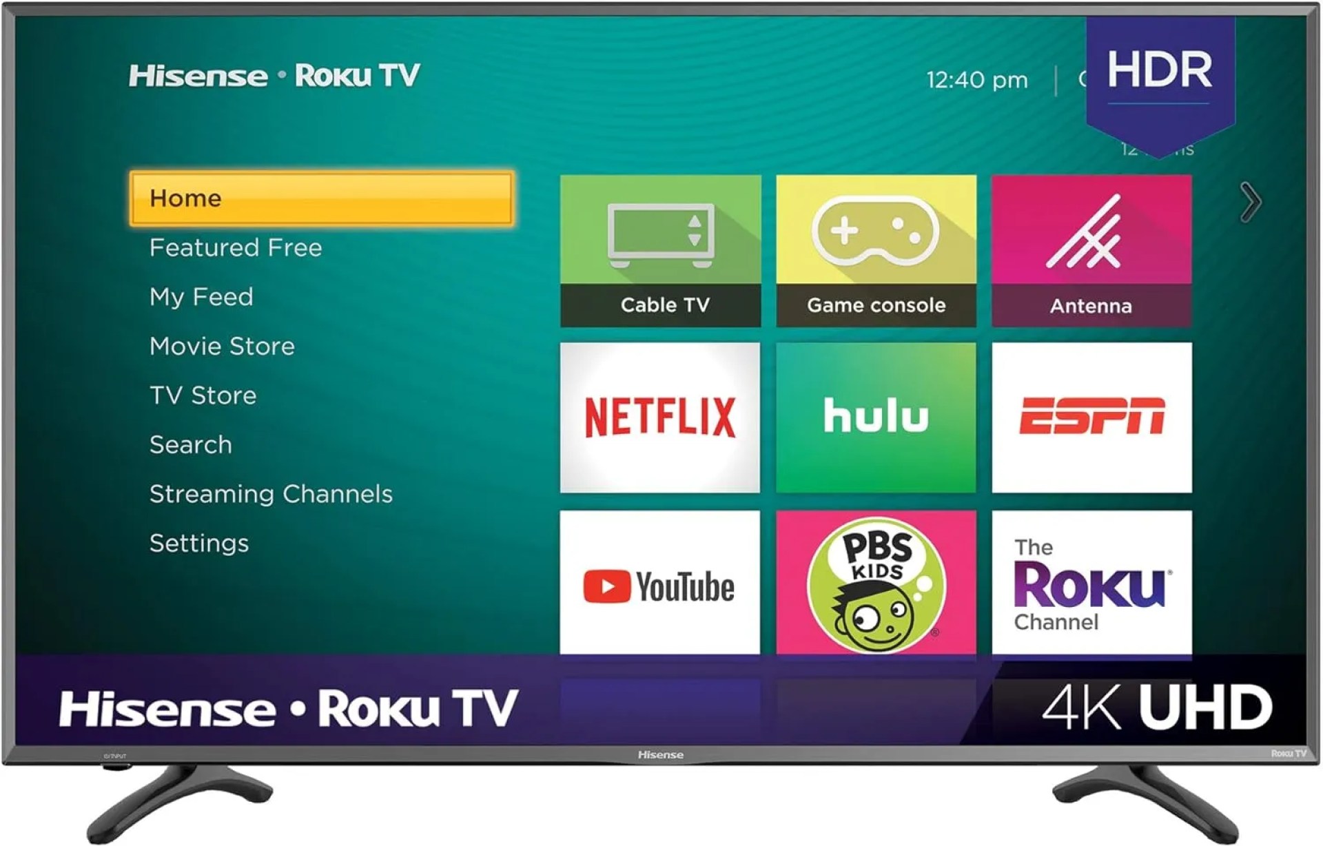 Hisense 50R7E 50-Inch 4K Ultra HD Roku Smart LED TV HDR (2019) Hisense 50R7E 50-Inch 4K Ultra HD Roku Smart LED TV HDR (2019)