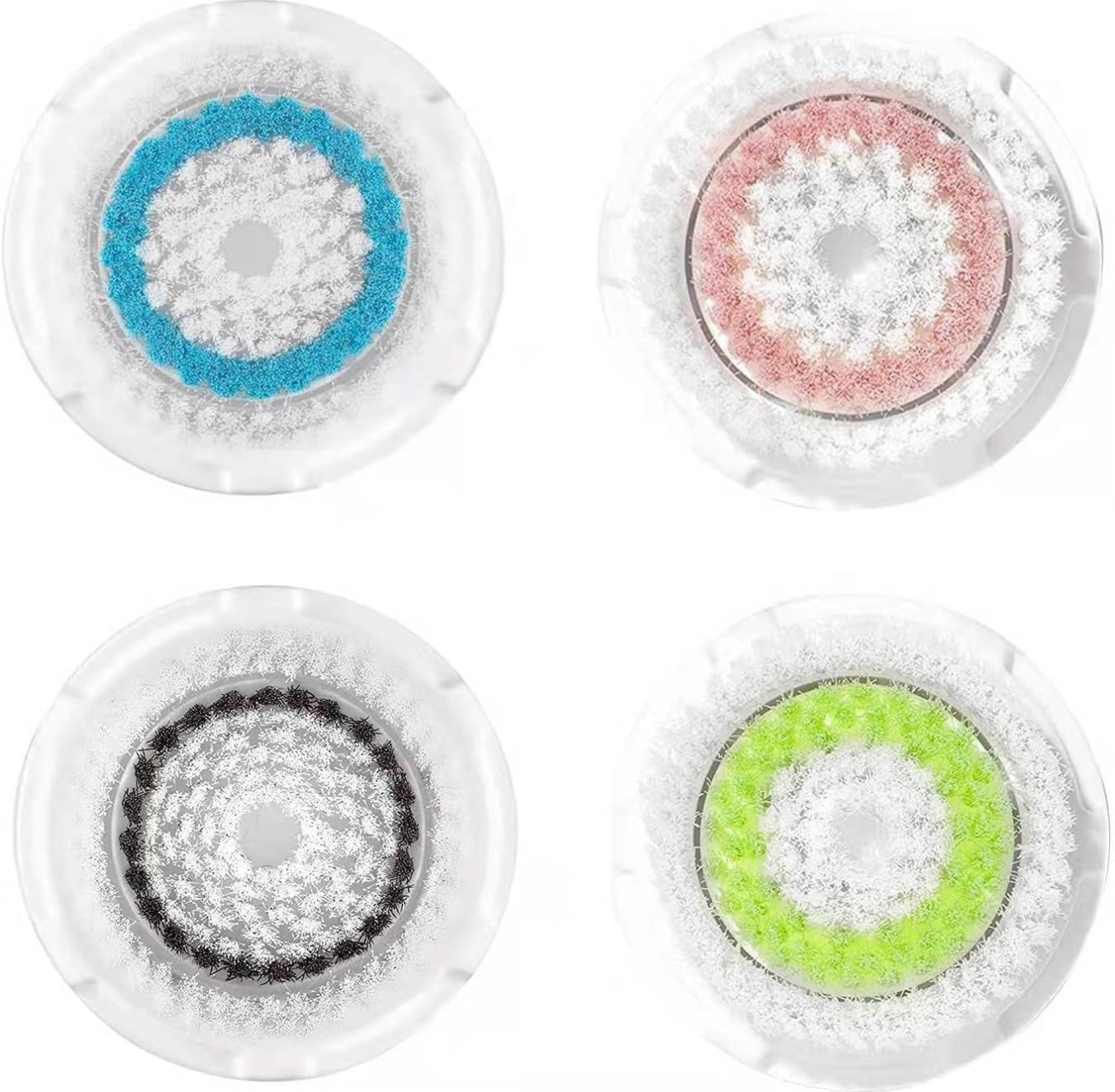 Facial Cleansing Brush Head Replacement Set Compatible with Clarisonic Mia 1, Mia 2, Mia Fit, Alpha Fit, Smart Profile Uplift and Alpha Fit X, 4 Pack Facial Cleansing Brush Head Replacement Set Compatible with Clarisonic Mia 1, Mia 2, Mia Fit, Alpha Fit, Smart Profile Uplift and Alpha Fit X, 4 Pack