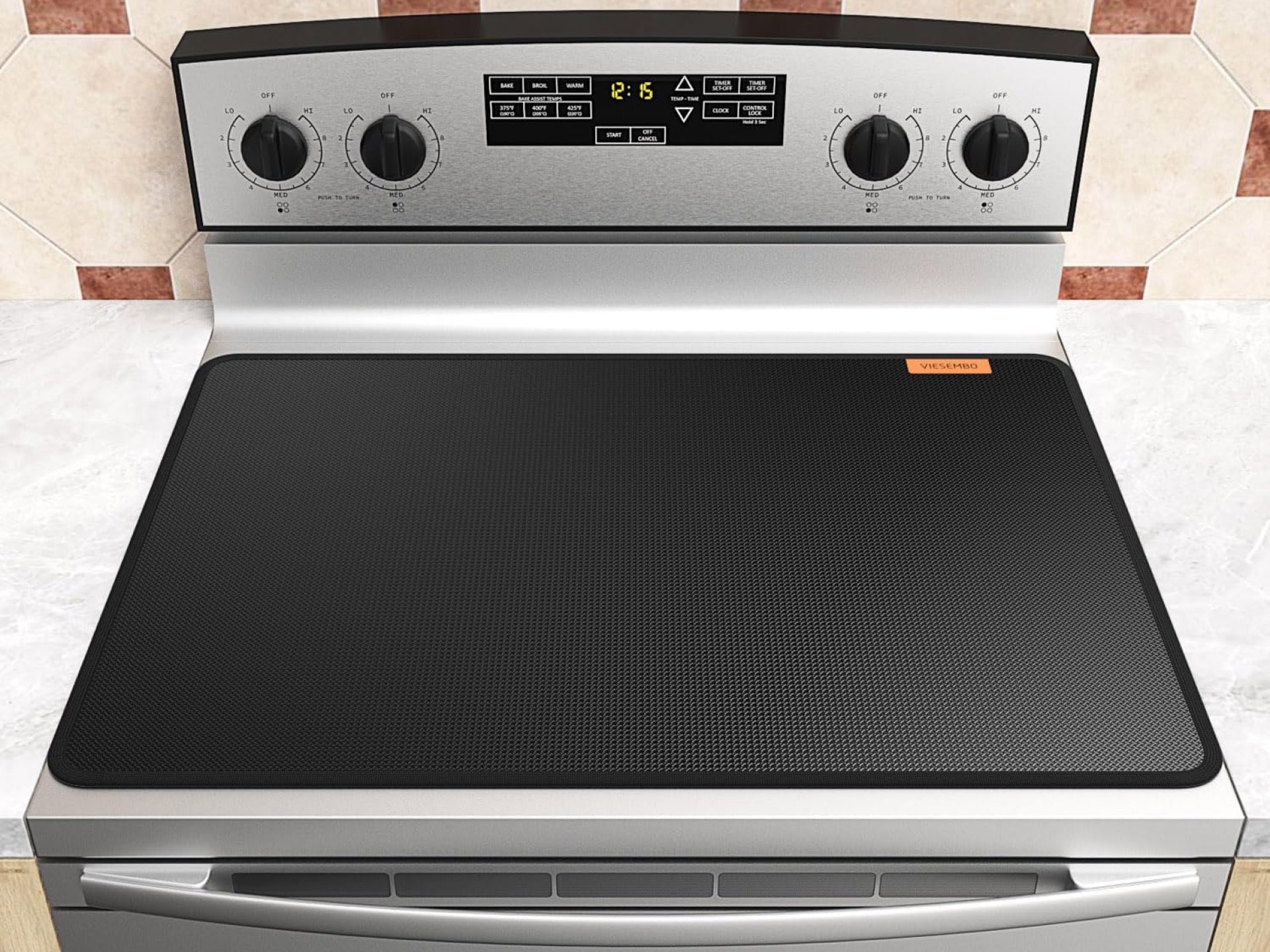 Fireproof Stove Cover, 28.5×20 Inches Electric Stove Top Cover, Heat Resistant GlassTop Stove Cover Protector, Kitchen Flat Stove Top Covers for Electric Stove Black Fireproof Stove Cover, 28.5×20 Inches Electric Stove Top Cover, Heat Resistant GlassTop Stove Cover Protector, Kitchen Flat Stove Top Covers for Electric Stove Black