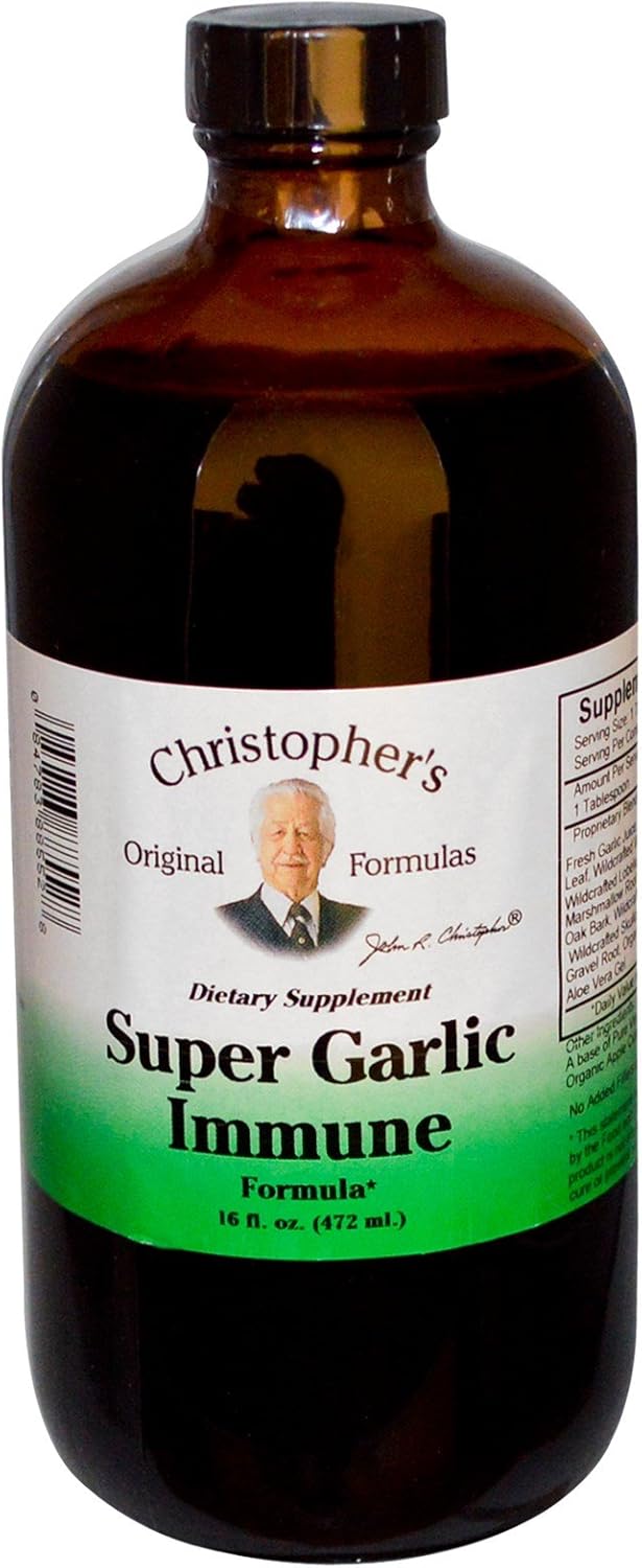 Christopher’s Original Formulas Super Garlic Immune 16 oz Christopher’s Original Formulas Super Garlic Immune 16 oz