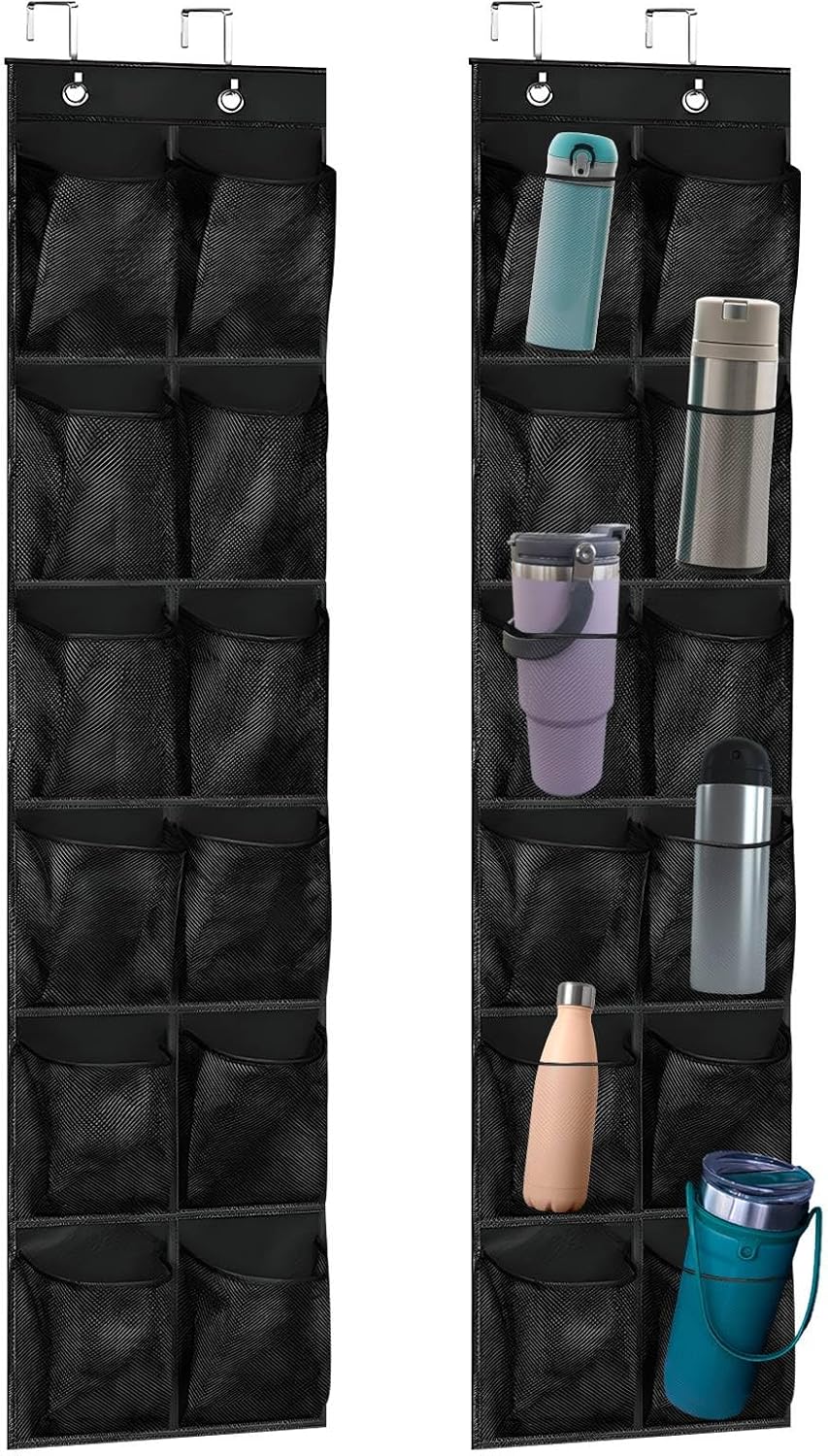 2PCS Water Bottle Organizer,Water Bottle 24 Holders Over The Door Water Bottle Storage Rack Cup Organizer Various Sizes Cup Organizer For Kitchen Cabinet Pantry Closet Bedroom Bathroom 2PCS Water Bottle Organizer,Water Bottle 24 Holders Over The Door Water Bottle Storage Rack Cup Organizer Various Sizes Cup Organizer For Kitchen Cabinet Pantry Closet Bedroom Bathroom