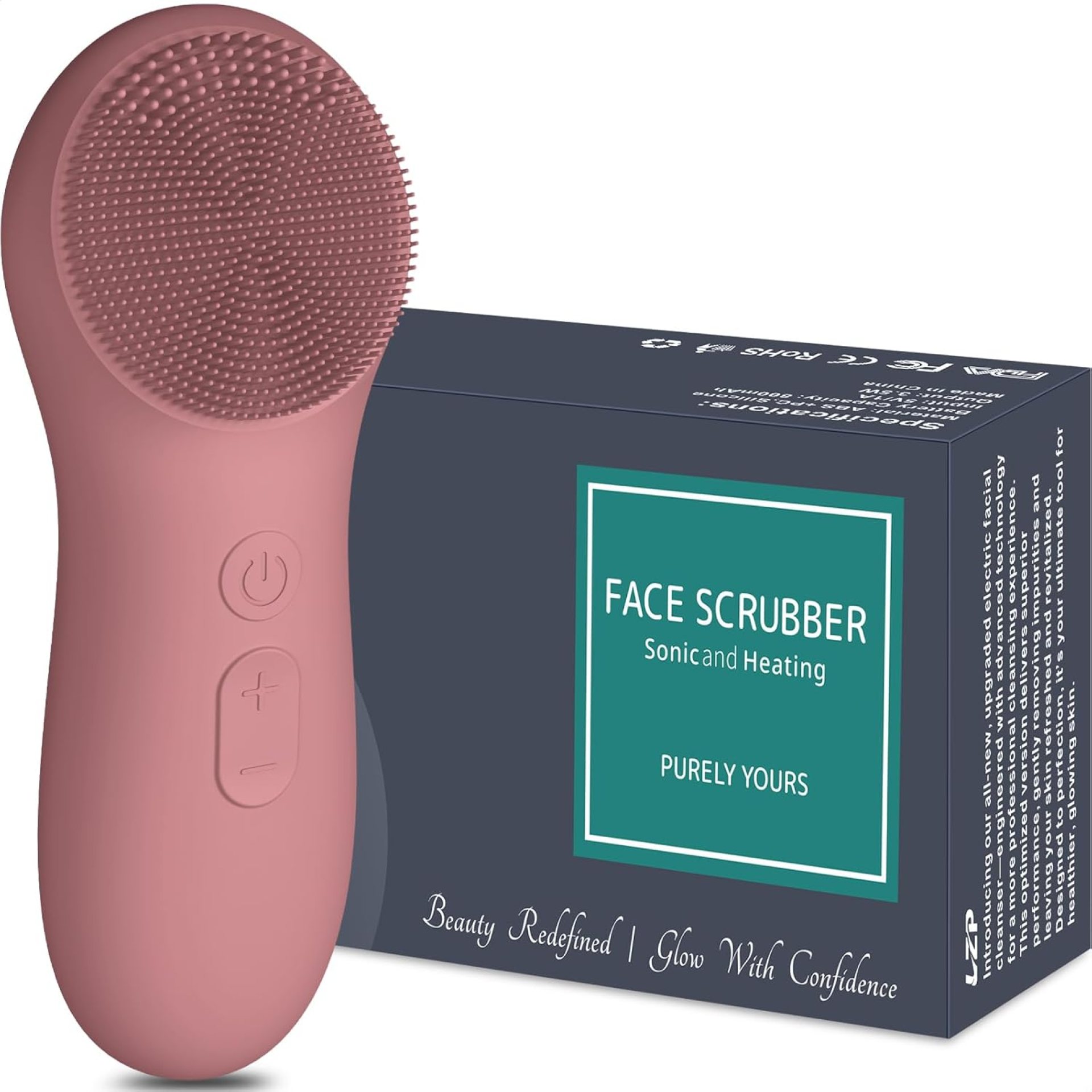 LZP Facial Cleansing Brush Face Scrubber, Silicone Electric Exfoliator Scrubber with 6 Speeds, Rechargeable Face Scrubber for Cleansing, Waterproof Face Scrub Brush for Men & Women LZP Facial Cleansing Brush Face Scrubber, Silicone Electric Exfoliator Scrubber with 6 Speeds, Rechargeable Face Scrubber for Cleansing, Waterproof Face Scrub Brush for Men & Women
