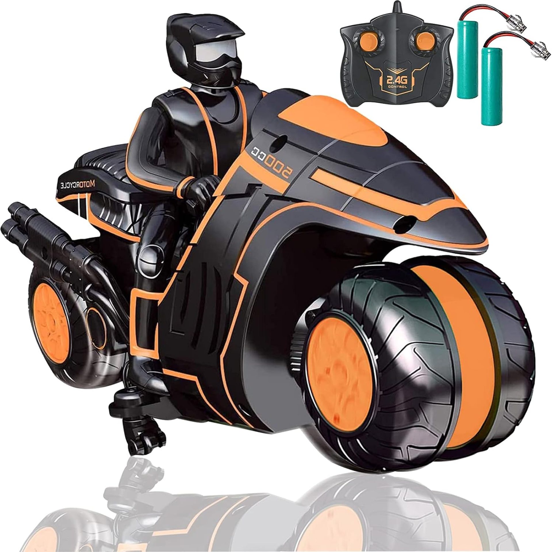 RC Motorcycle, RC Motorcycle 360° Spinning Wheels Stunt Motorbike – Rotating Drift 2WD High Speed Car Toys with Riding Figure – Gift for Kids Boys Girls 4-12 Years Old – Color May Vary RC Motorcycle, RC Motorcycle 360° Spinning Wheels Stunt Motorbike – Rotating Drift 2WD High Speed Car Toys with Riding Figure – Gift for Kids Boys Girls 4-12 Years Old – Color May Vary