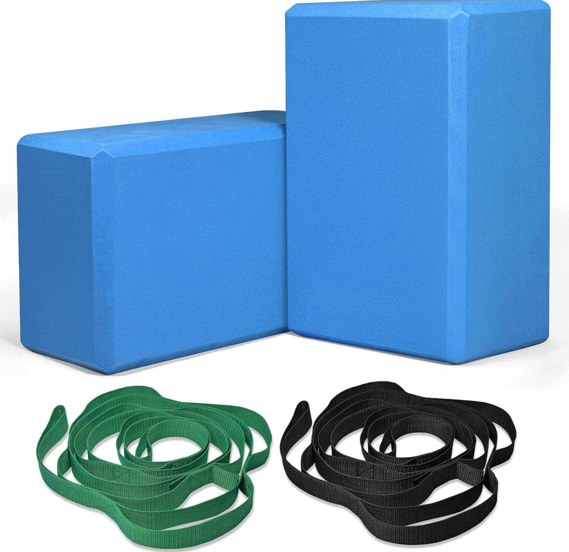 Yoga Block, Large Yoga Block 9x6x4 Inches, Sturdy Yoga Foam Blocks, High Density & Non Slip Surface for Yoga, Pilates & Stretching, Fitness Accessories for Stability & Balance (Blue) Yoga Block, Large Yoga Block 9x6x4 Inches, Sturdy Yoga Foam Blocks, High Density & Non Slip Surface for Yoga, Pilates & Stretching, Fitness Accessories for Stability & Balance (Blue)