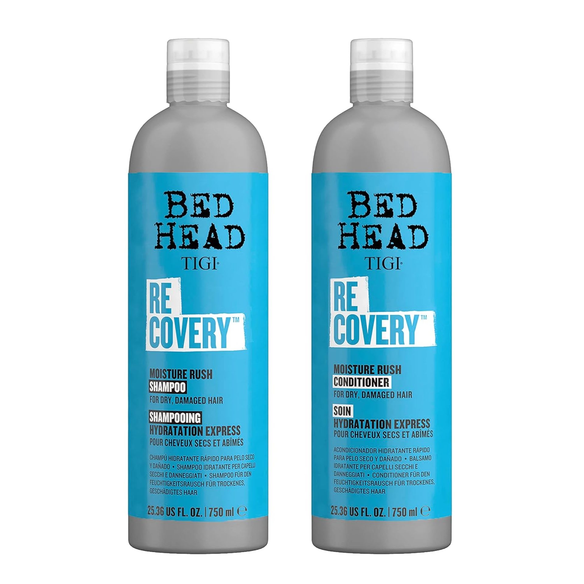 Bed Head by TIGI Moisturizing Shampoo and Conditioner Set for Dry Hair, Recovery Hair Care with Prickly Pear Cactus Extract, Citrus Scented, 25.36 fl oz, 2 Pack Bed Head by TIGI Moisturizing Shampoo and Conditioner Set for Dry Hair, Recovery Hair Care with Prickly Pear Cactus Extract, Citrus Scented, 25.36 fl oz, 2 Pack