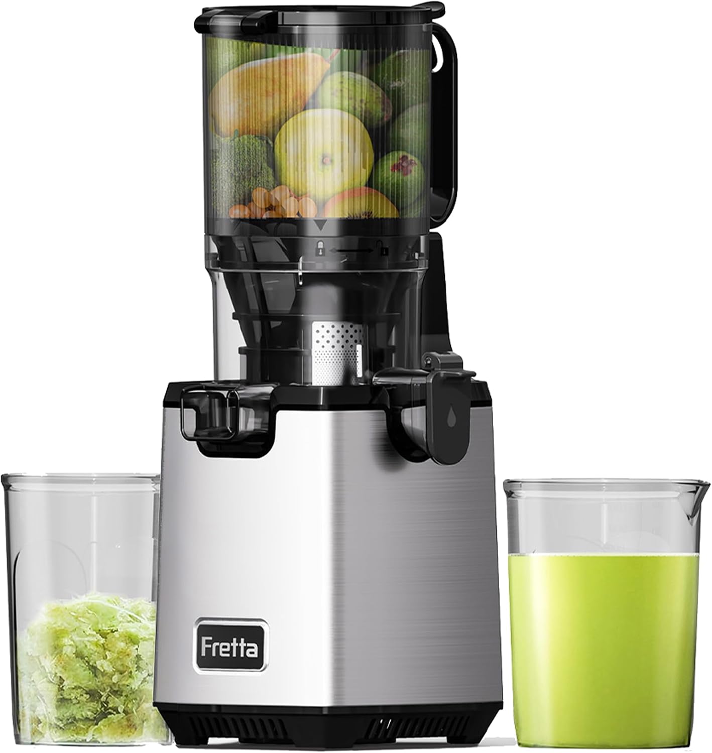 Juicer Machine,5.3″ Wide Chute Cold Press Juicer,PCTG BPA-Free, 54oz Large Capacity,Stainless Steel Slow Masticating Juicer for Whole Fruits & Vegetables, Easy to Clean,High Juice Yield,Gray Juicer Machine,5.3″ Wide Chute Cold Press Juicer,PCTG BPA-Free, 54oz Large Capacity,Stainless Steel Slow Masticating Juicer for Whole Fruits & Vegetables, Easy to Clean,High Juice Yield,Gray