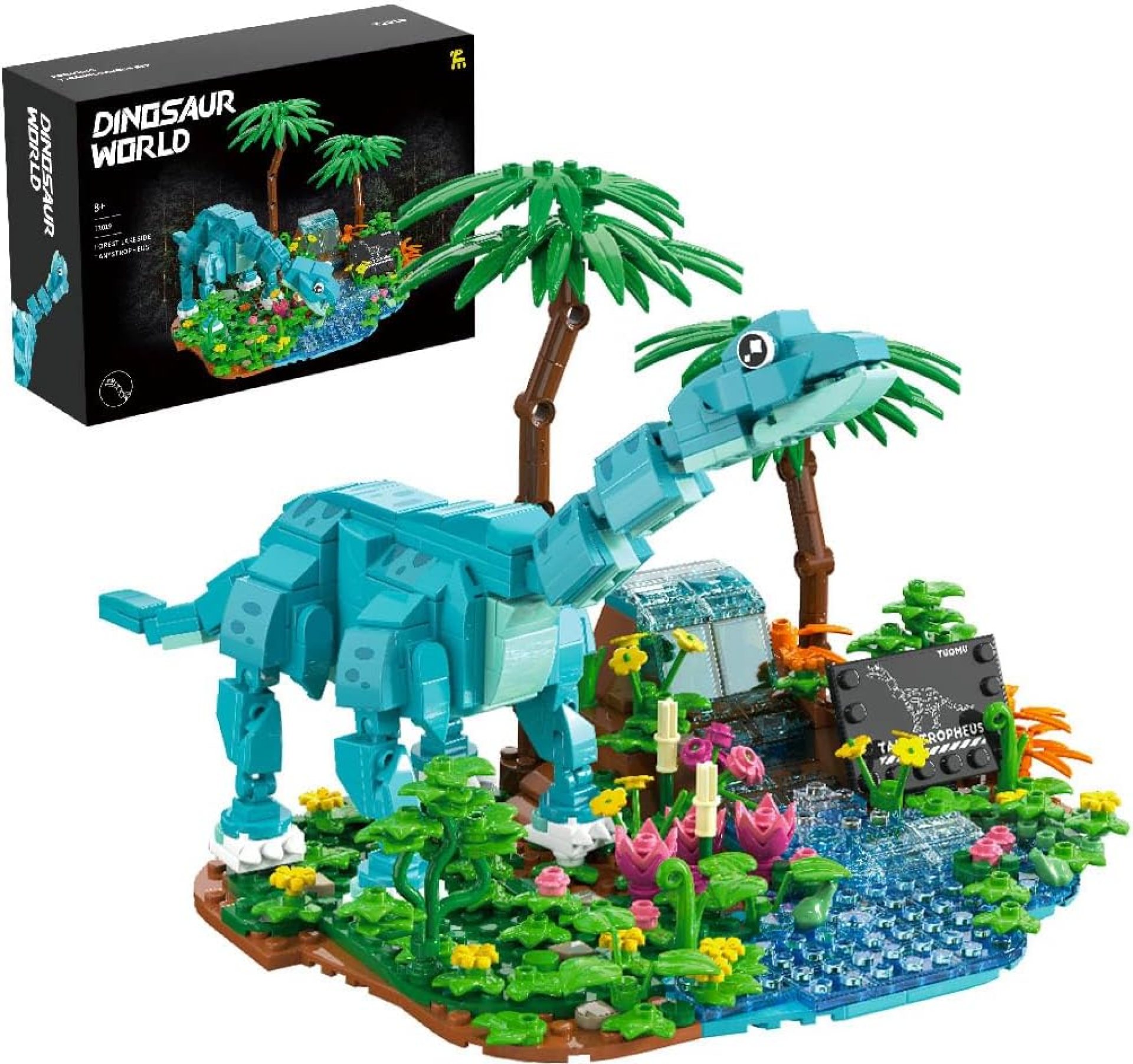 Dinosaur World Brachiosaurus Building Set- Compatible with Lego Sets for Boys 8-14, Jurassic Volcano Era Building, Birthday Gift Set for Boys & Girl (559 Pcs) Dinosaur World Brachiosaurus Building Set- Compatible with Lego Sets for Boys 8-14, Jurassic Volcano Era Building, Birthday Gift Set for Boys & Girl (559 Pcs)