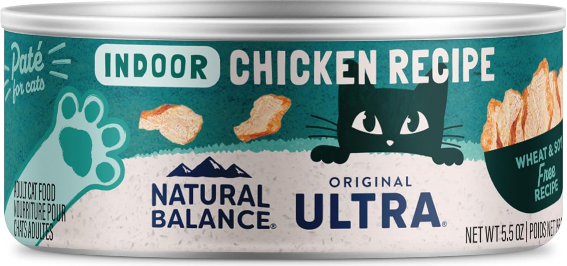 Natural Balance Ultra Premium Chicken Indoor Cat Food | Wet Canned Food for Cats | 5.5-oz. Can, (Pack of 24) Natural Balance Ultra Premium Chicken Indoor Cat Food | Wet Canned Food for Cats | 5.5-oz. Can, (Pack of 24)