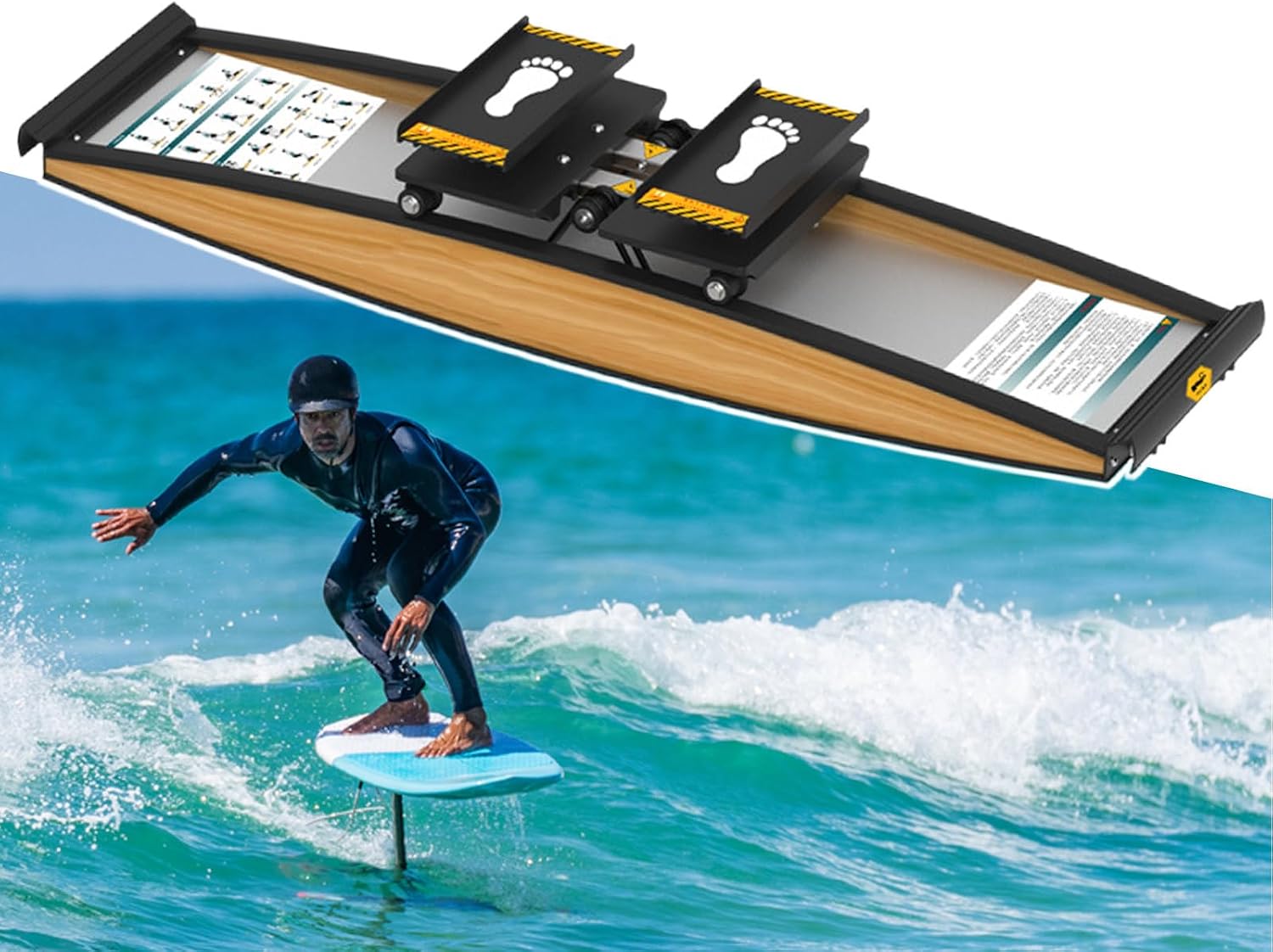 Cross Balance Core Trainer,Ski Simulator Set,Full Body Exercise Equipment,for Home,Gym,School,Ski Hobby Center Cross Balance Core Trainer,Ski Simulator Set,Full Body Exercise Equipment,for Home,Gym,School,Ski Hobby Center
