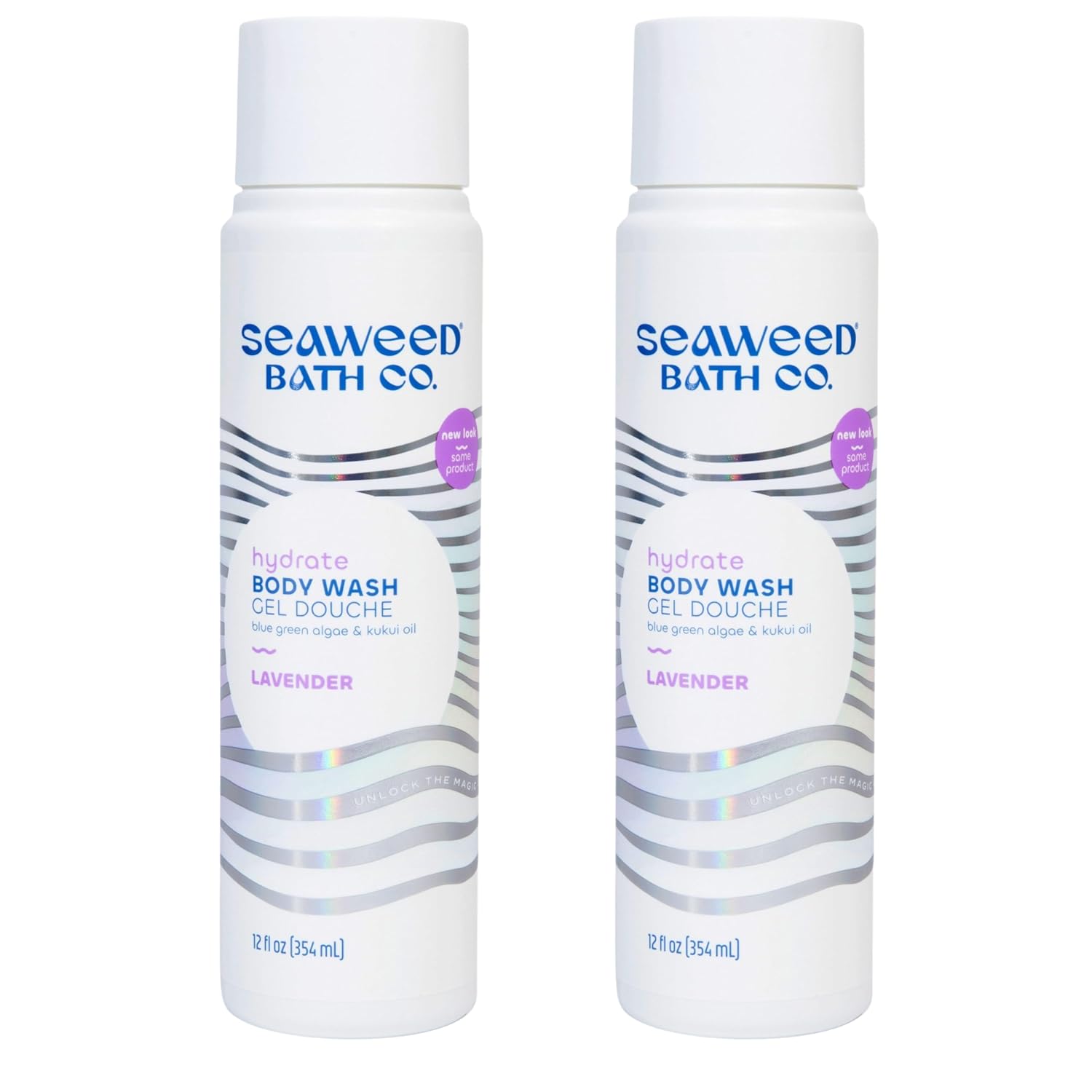 Seaweed Bath Co. Hydrate Body Wash, Lavender Scent, 12 Ounce (Pack of 2), Shower Gel for Men & Women, Vegan, Paraben Free, Sulfate Free, Cruelty Free Seaweed Bath Co. Hydrate Body Wash, Lavender Scent, 12 Ounce (Pack of 2), Shower Gel for Men & Women, Vegan, Paraben Free, Sulfate Free, Cruelty Free