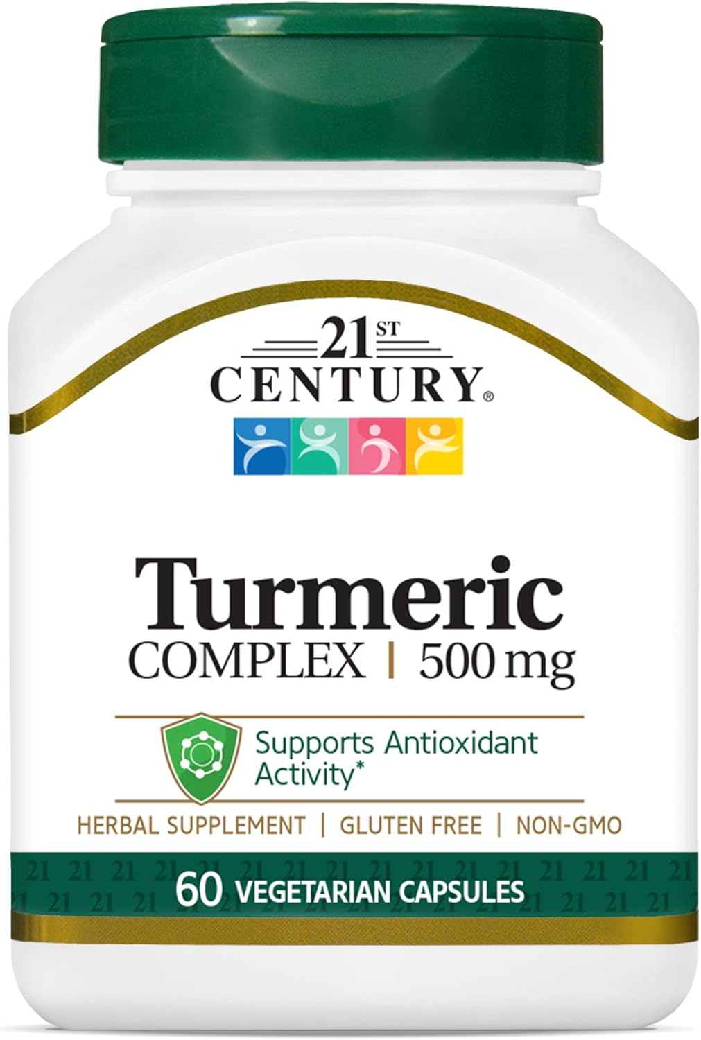 21st Century Turmeric Complex Vegetarian Capsules, 60 Count 21st Century Turmeric Complex Vegetarian Capsules, 60 Count