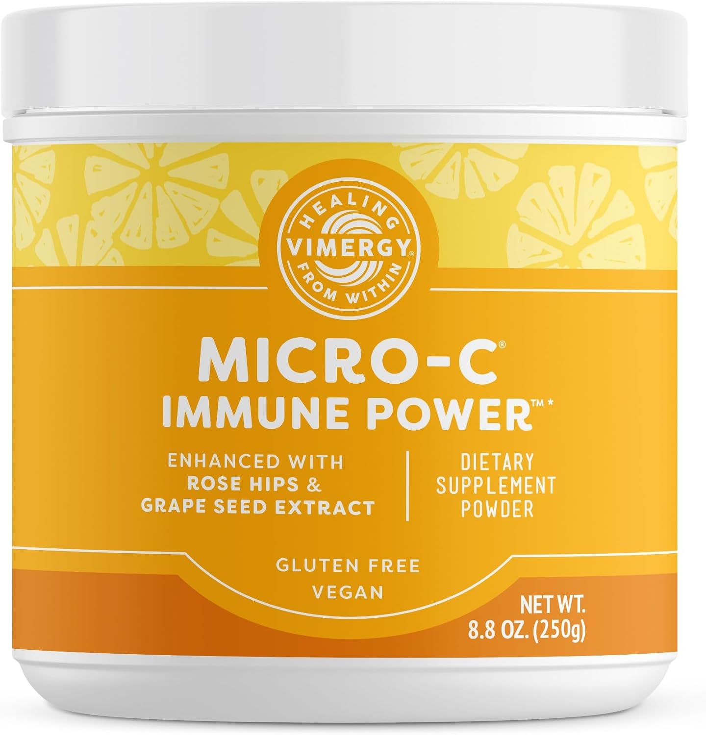 Vimergy Micro-C Immune Power TM *- 250g– 139 Servings – 1000mg/serving – Gentle Form – Antioxidant Phytonutrients – Immune & Nerve Support – Benefits Bone & Cartilage – Gluten-Free – Kosher – Vegan Vimergy Micro-C Immune Power TM *- 250g– 139 Servings – 1000mg/serving – Gentle Form – Antioxidant Phytonutrients – Immune & Nerve Support – Benefits Bone & Cartilage – Gluten-Free – Kosher – Vegan