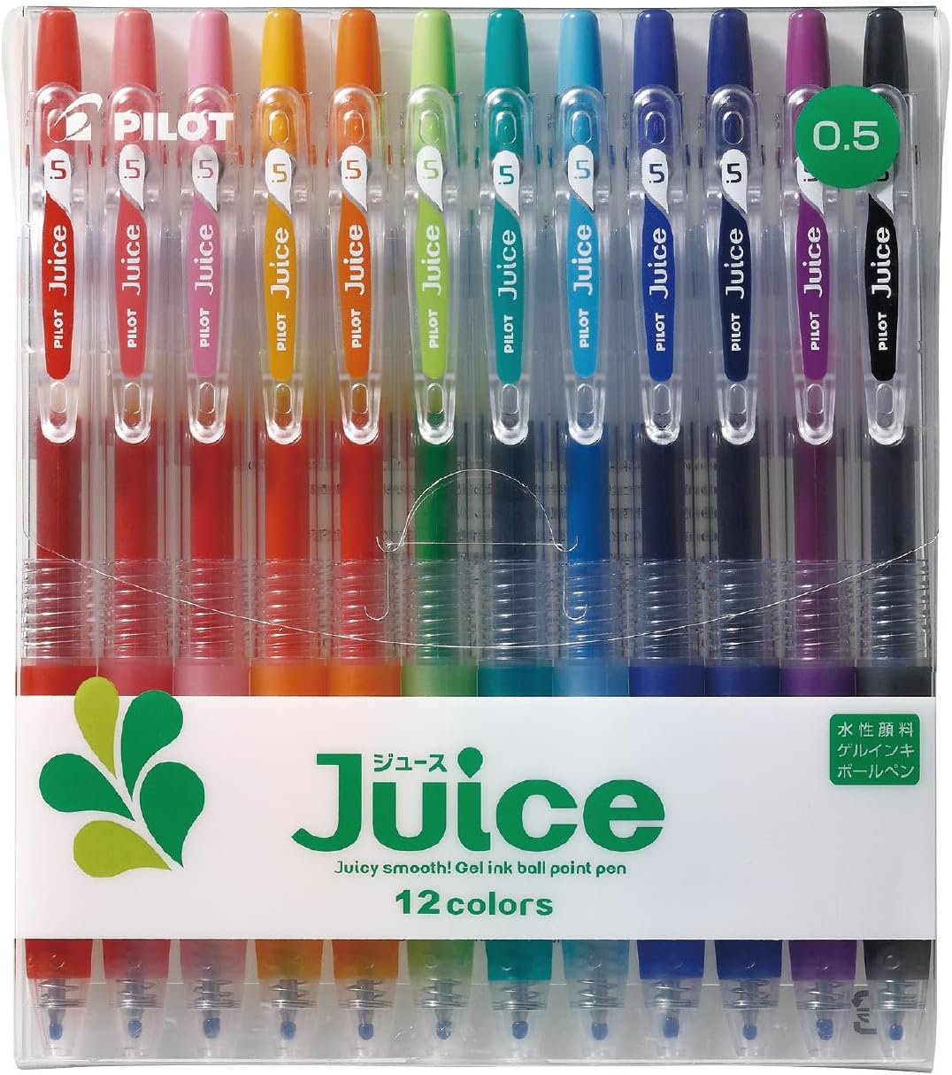 Pilot Juice Gel Ink Ballpoint Pen, 0.5mm, 12 Color Set (LJU120EF-12C) Pilot Juice Gel Ink Ballpoint Pen, 0.5mm, 12 Color Set (LJU120EF-12C)