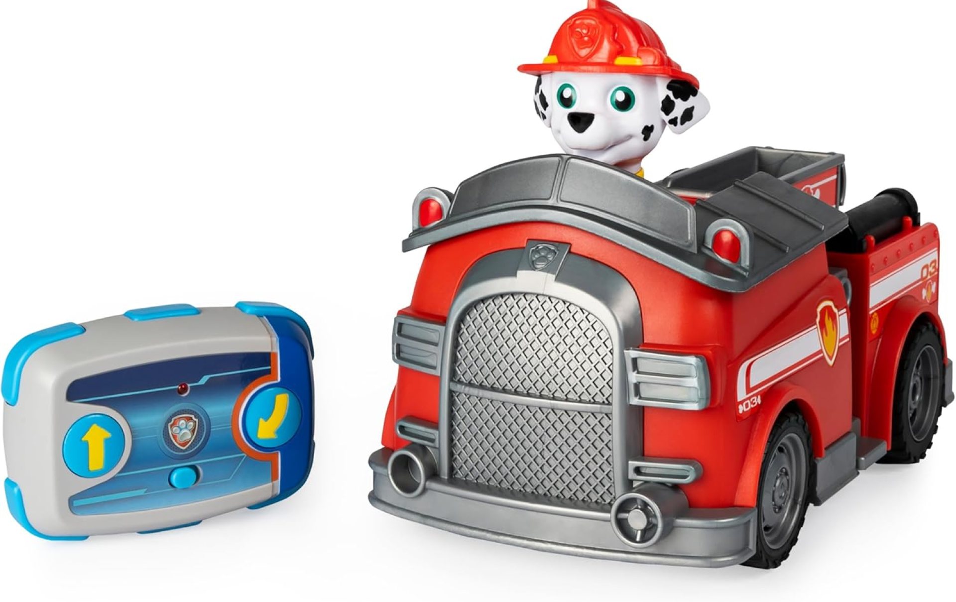 Paw Patrol, Marshall Remote Control Fire Truck with 2-Way Steering, for Kids Aged 3 and Up Paw Patrol, Marshall Remote Control Fire Truck with 2-Way Steering, for Kids Aged 3 and Up