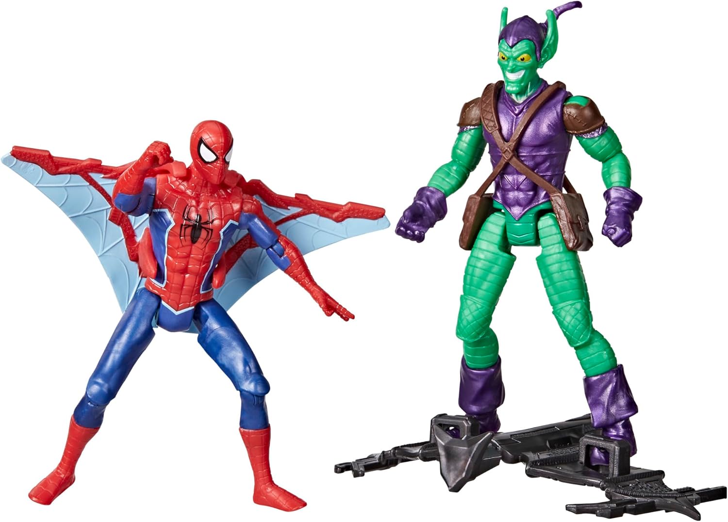 SPIDER-MAN Marvel Epic Hero Series vs Green Goblin 4-Inch Action Figure Set & 2 Accessories, Marvel Super Hero Toys for Kids Ages 4 & Up SPIDER-MAN Marvel Epic Hero Series vs Green Goblin 4-Inch Action Figure Set & 2 Accessories, Marvel Super Hero Toys for Kids Ages 4 & Up