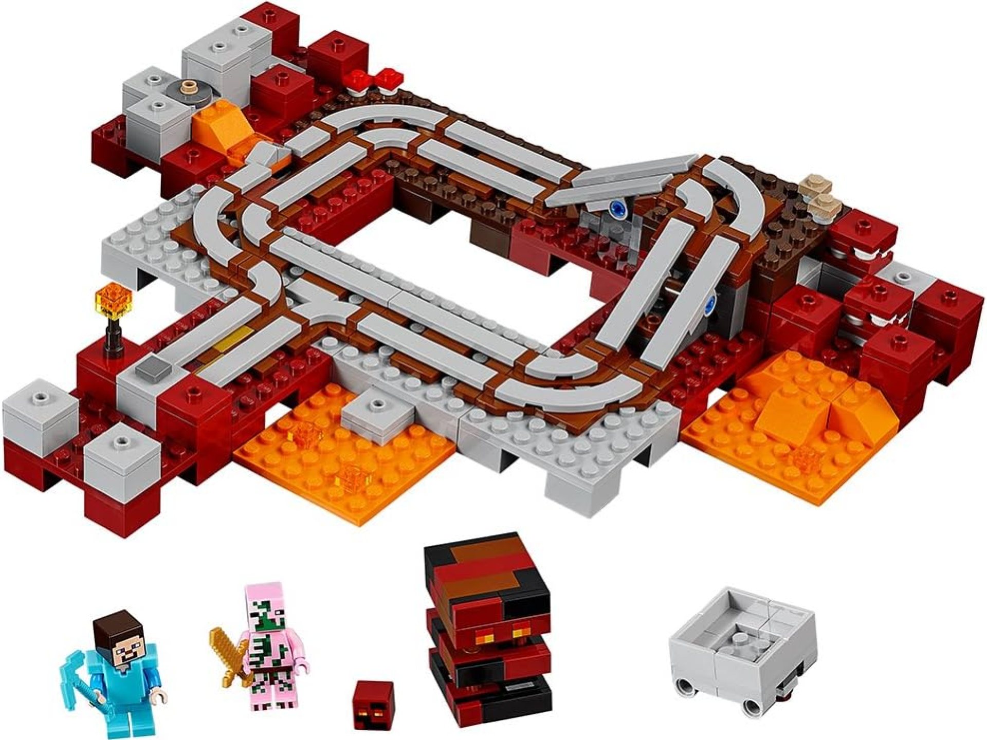 LEGO Minecraft The Nether Railway 21130 LEGO Minecraft The Nether Railway 21130