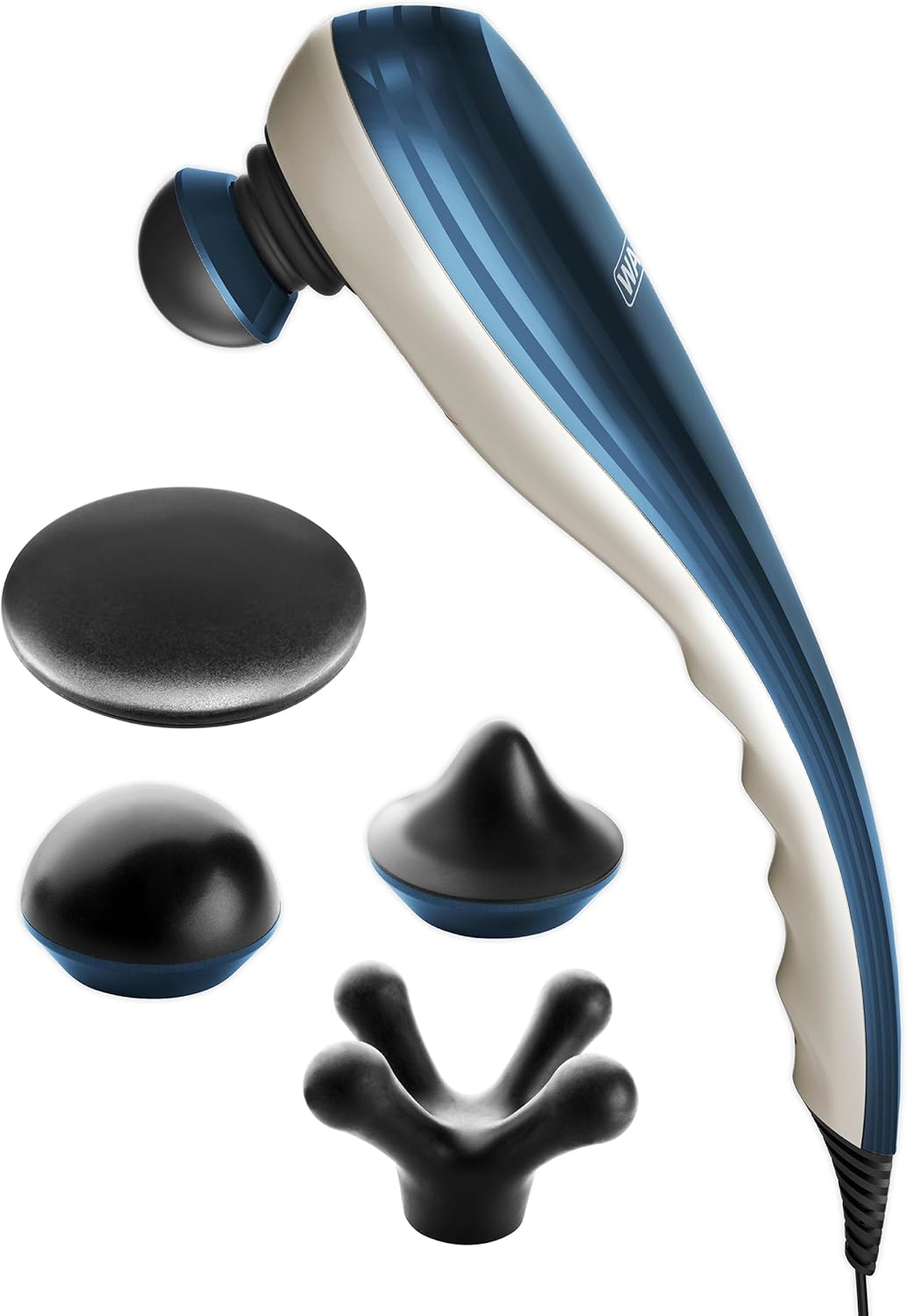 Wahl Deep Tissue Corded Long Handle Percussion Massager – Handheld Therapy with Variable Intensity to Relieve Pain in The Back, Neck, Shoulders, Muscles, & Legs – FSA Eligible – Model 4290-300 Wahl Deep Tissue Corded Long Handle Percussion Massager – Handheld Therapy with Variable Intensity to Relieve Pain in The Back, Neck, Shoulders, Muscles, & Legs – FSA Eligible – Model 4290-300