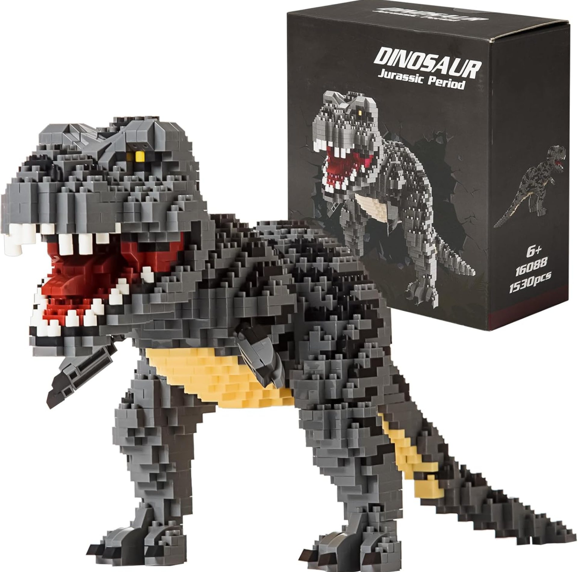 Jurassic Dinosaur Micro Building Blocks, 1530pcs Velociraptor Tyrannosaurus Rex DIY Mini Diamond Blocks Bricks Toy Dinosaur for Boys Age 8-12 9 10 11 12 13 14 15 16 Teens Adults Jurassic Dinosaur Micro Building Blocks, 1530pcs Velociraptor Tyrannosaurus Rex DIY Mini Diamond Blocks Bricks Toy Dinosaur for Boys Age 8-12 9 10 11 12 13 14 15 16 Teens Adults