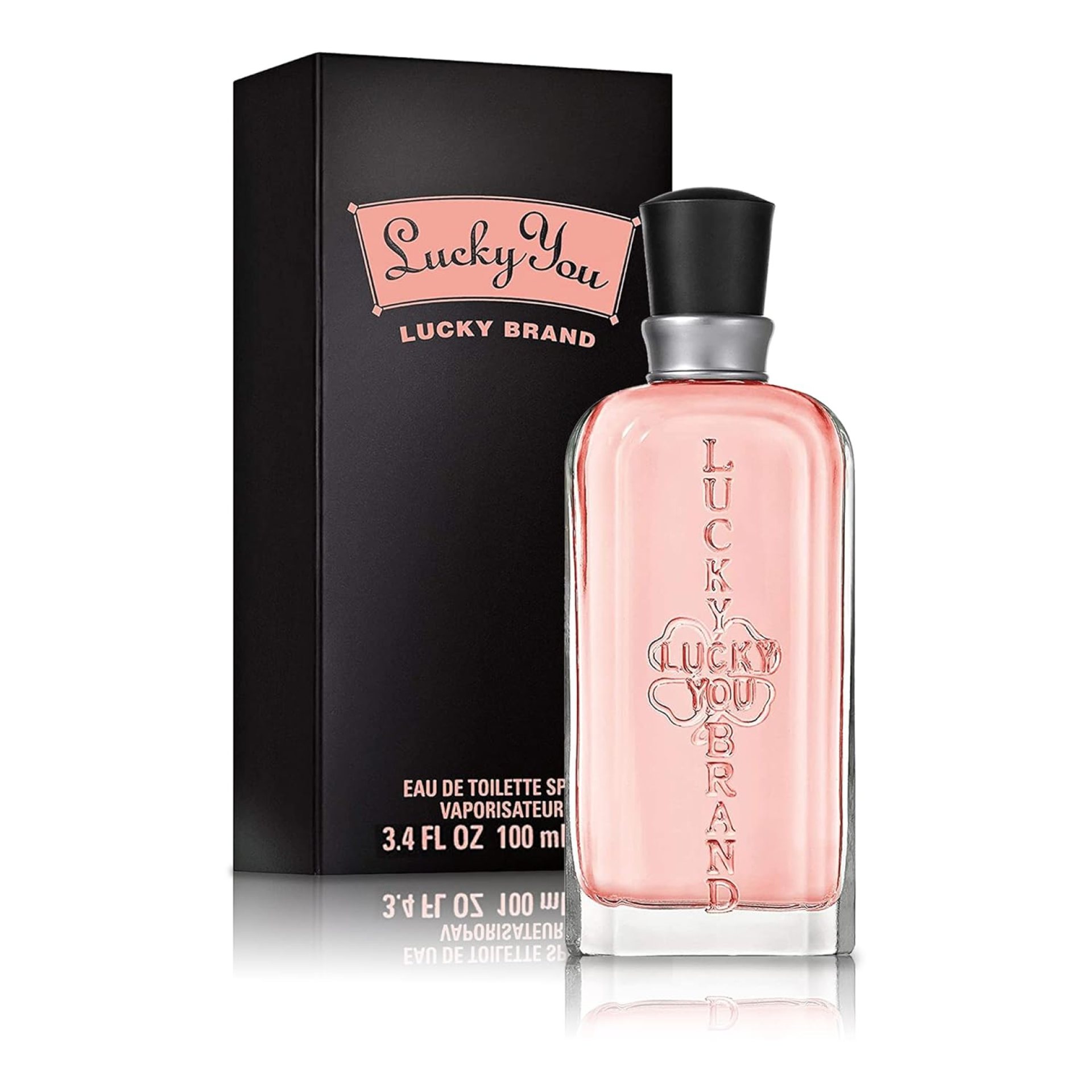 Lucky Brand Lucky You Perfume for Women, Eau De Toilette Day or Night Spray with Fresh Flower Citrus Scent, 3.4 fl oz Lucky Brand Lucky You Perfume for Women, Eau De Toilette Day or Night Spray with Fresh Flower Citrus Scent, 3.4 fl oz