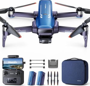 V11PRO Drone with 8K Camera for Adults, 3-Axis Gimbal Drones with 4K/30fps Video, 1/2 CMOS Sensor, 80min Flight Time with 2 Batteries, 6KM Video Transmission Quadcopter, Professional Drone