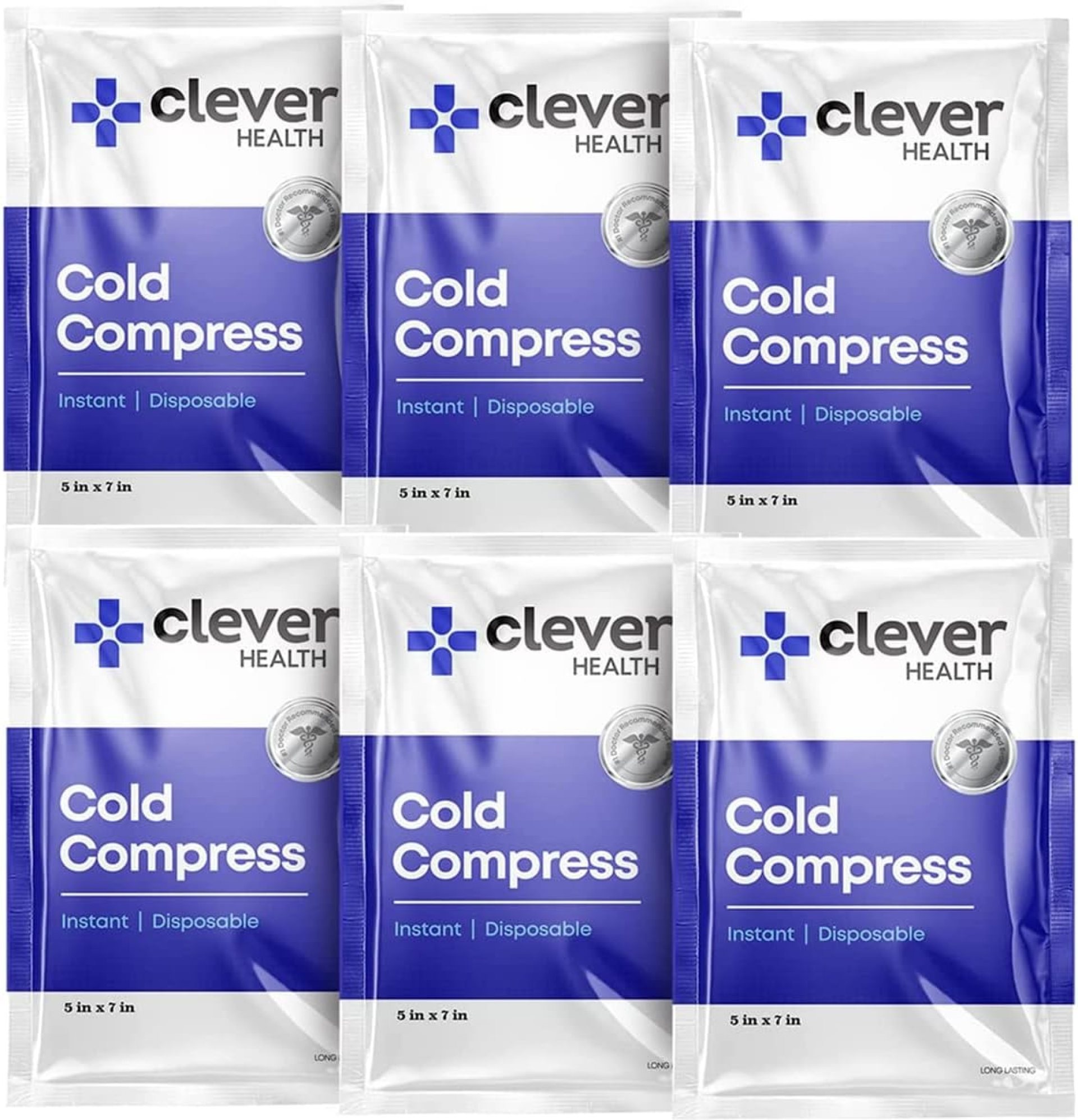 Instant Cold Pack | Disposable Ice Packs – Cold Therapy – for Injuries, Swelling, Inflammation, Muscle Strains, Sprains, Perfect for First aid Kit, Outdoor Activities, Athletes. 5×7 Inches, 6 Pack. Instant Cold Pack | Disposable Ice Packs – Cold Therapy – for Injuries, Swelling, Inflammation, Muscle Strains, Sprains, Perfect for First aid Kit, Outdoor Activities, Athletes. 5×7 Inches, 6 Pack.