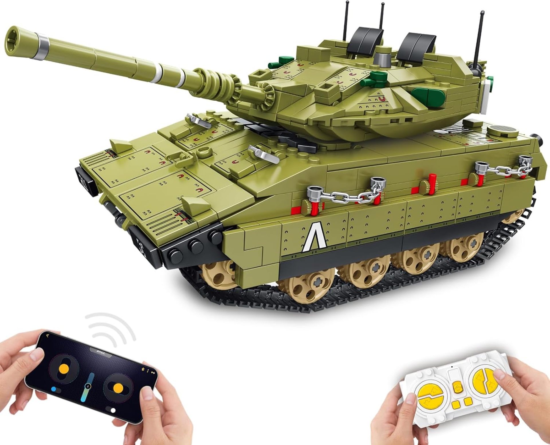 BestMoment Military MK4 RC Tank – 1109 Pcs WW2 Army Building Blocks for Adults & Kids, World of Tanks Building Set – Christmas & Birthday Gift BestMoment Military MK4 RC Tank – 1109 Pcs WW2 Army Building Blocks for Adults & Kids, World of Tanks Building Set – Christmas & Birthday Gift