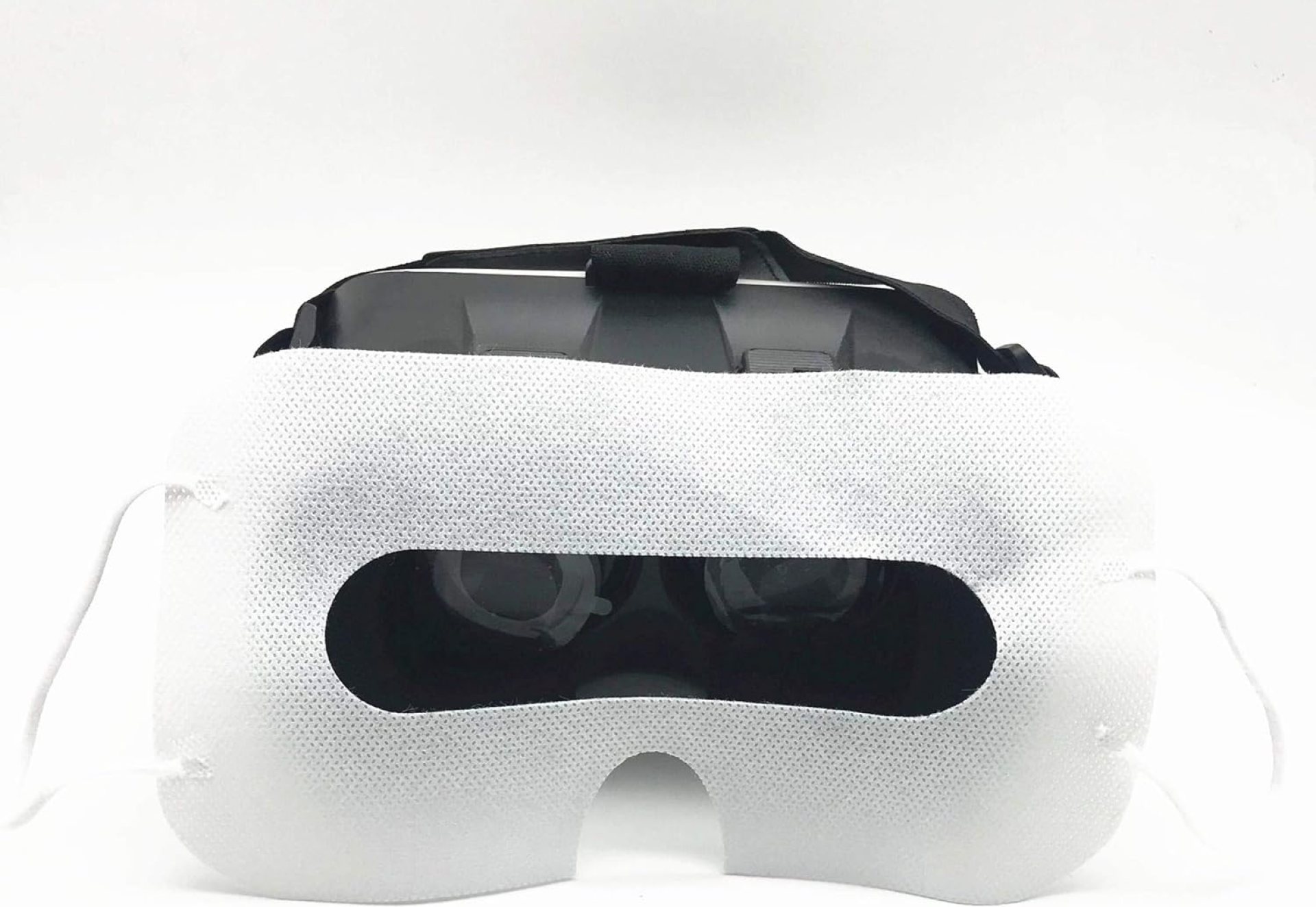 100 Pack Disposable Sanitary Eye Covers – Compatible with HTC Vive Pro/PS VR/Gear VR/Oculus Rift Go & More – White 100 Pack Disposable Sanitary Eye Covers – Compatible with HTC Vive Pro/PS VR/Gear VR/Oculus Rift Go & More – White