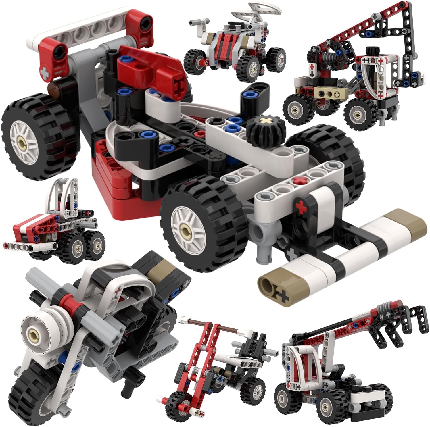22-in-1 Building-Block technic-Cars-Set for Kids 8-12,Racing Cars, Motorcycles, Tractors, Helicopters, Robots Brick-Kits Compatible with Lego-technic, STEM-Toys for Gifts for Boys & Girls 22-in-1 Building-Block technic-Cars-Set for Kids 8-12,Racing Cars, Motorcycles, Tractors, Helicopters, Robots Brick-Kits Compatible with Lego-technic, STEM-Toys for Gifts for Boys & Girls