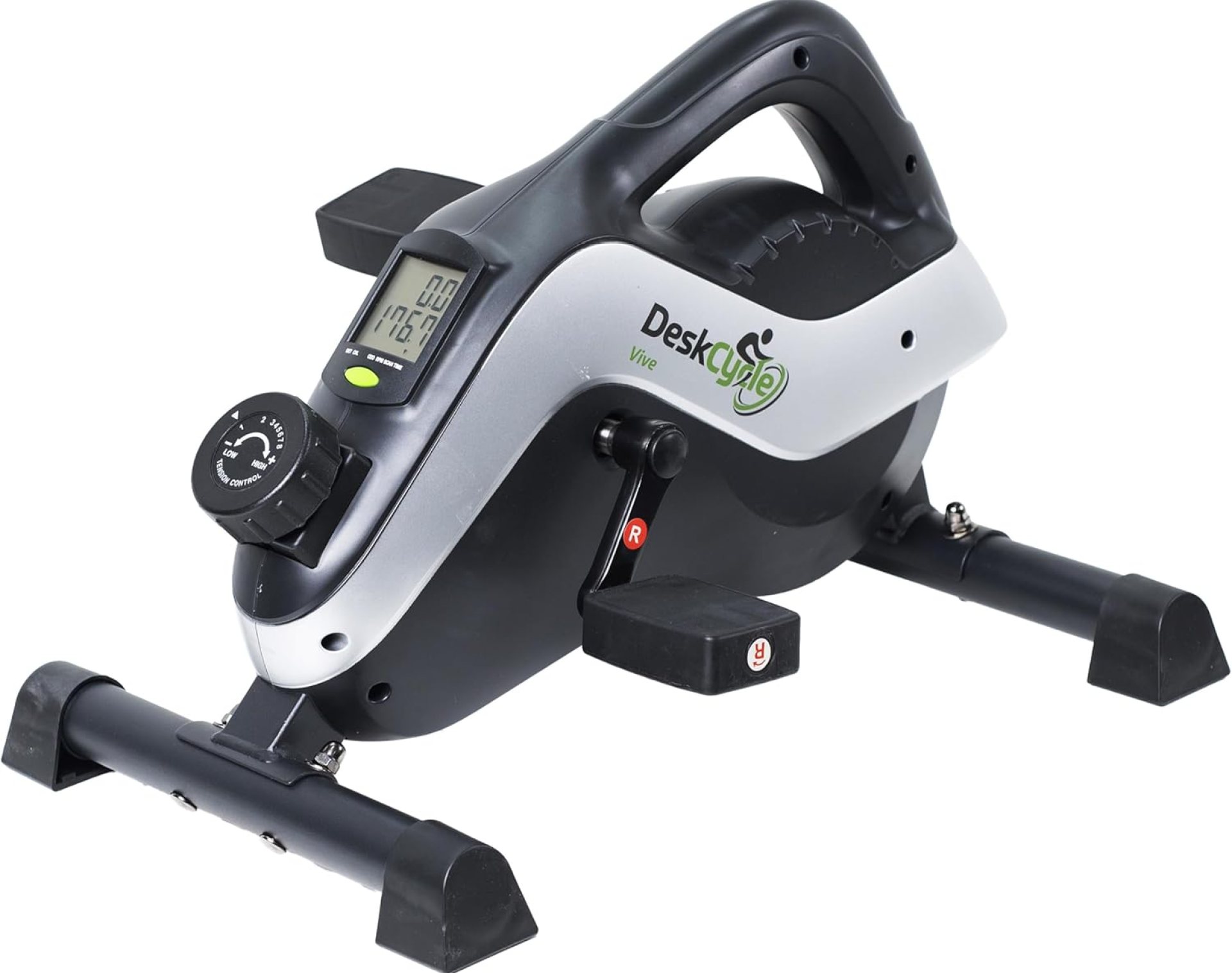 DeskCycle Under Desk Tall Bike Pedal Exerciser – Stationary Bikes for Home and Office, Vive Model DeskCycle Under Desk Tall Bike Pedal Exerciser – Stationary Bikes for Home and Office, Vive Model