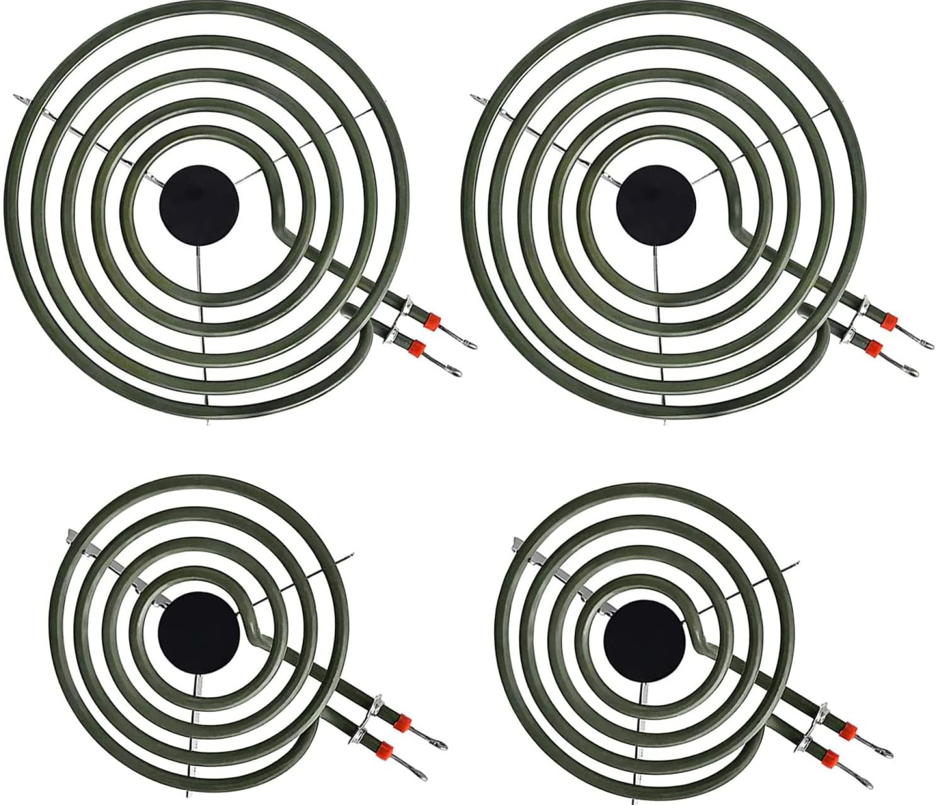 Upgraded MP22YA 4 Pack Electric Range Burner Element Unit Set, 2 x MP15YA 6″ and 2 x MP21YA 8″ Stove Burners Replacement for Kenmore, Hardwick, Maytag, Norge Whirlpool Electric Range Stove Upgraded MP22YA 4 Pack Electric Range Burner Element Unit Set, 2 x MP15YA 6″ and 2 x MP21YA 8″ Stove Burners Replacement for Kenmore, Hardwick, Maytag, Norge Whirlpool Electric Range Stove