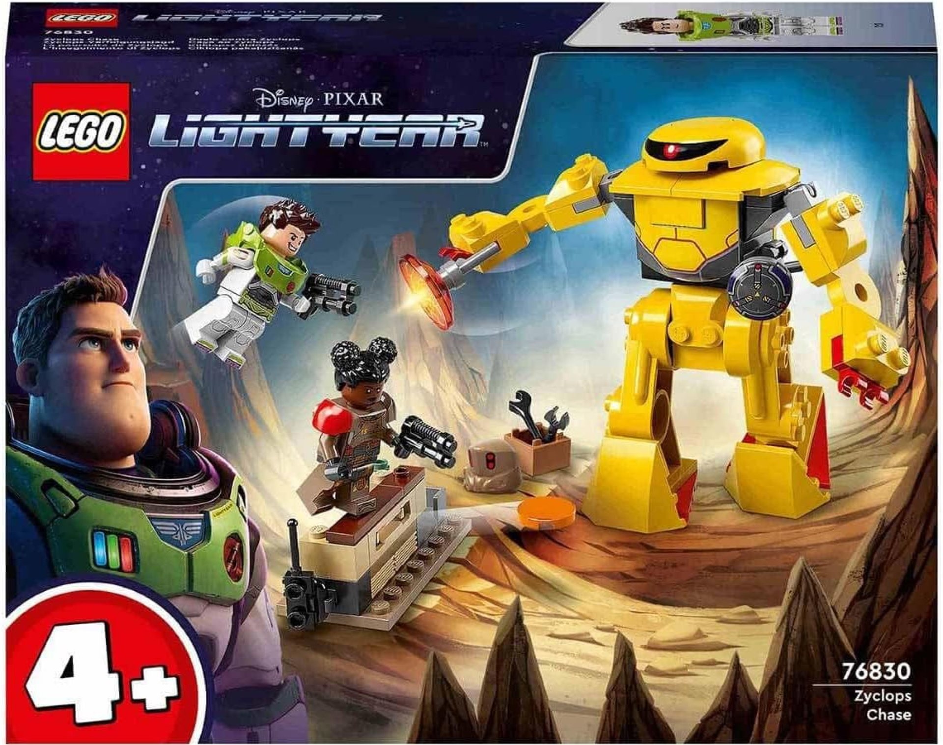 LEGO 76830 Disney and Pixar’s Lightyear Zyclops Chase Space Robot Building Toy for Kids Ages 4+ with Mech Figure and Buzz Figure LEGO 76830 Disney and Pixar’s Lightyear Zyclops Chase Space Robot Building Toy for Kids Ages 4+ with Mech Figure and Buzz Figure