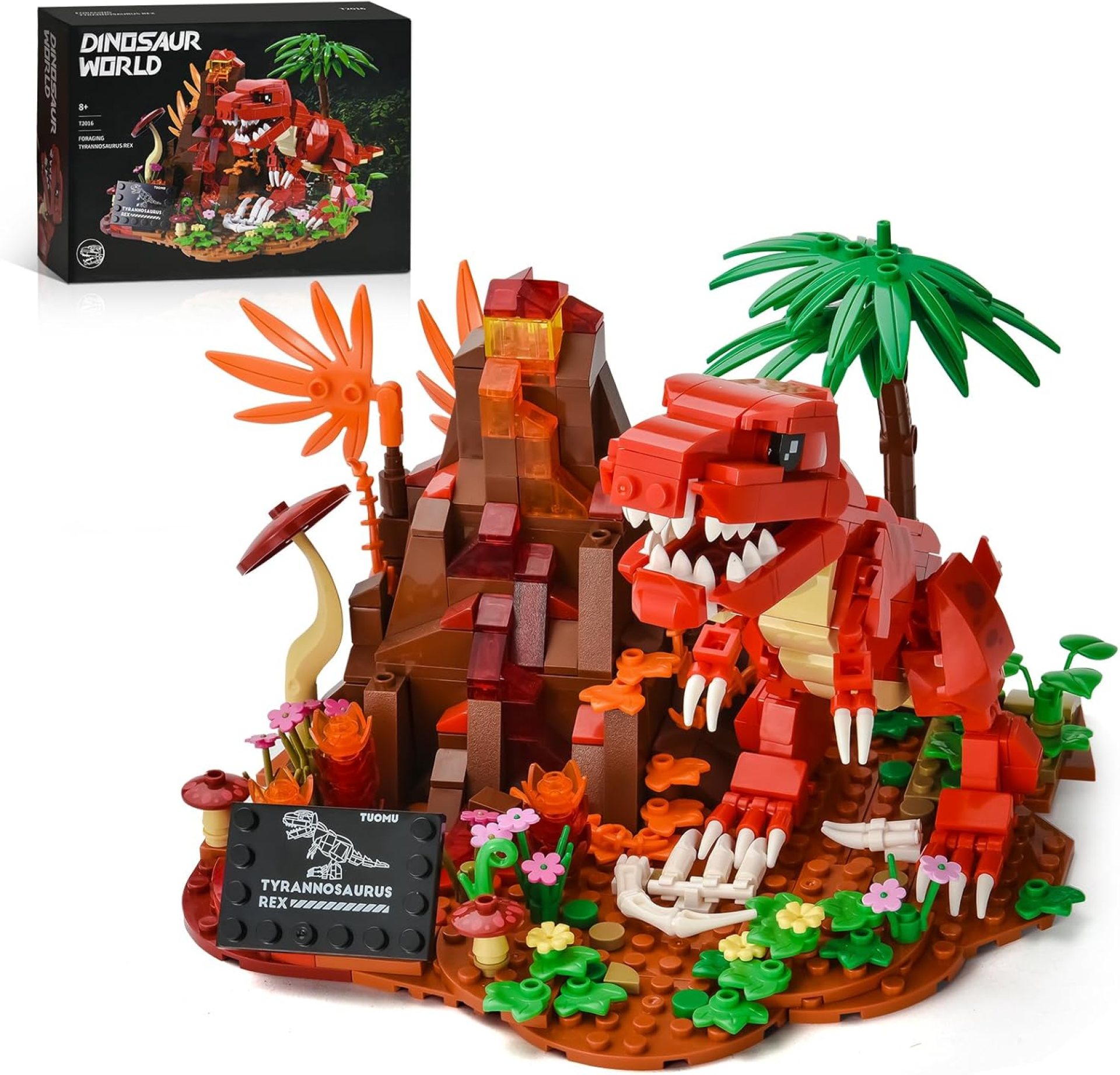 BNG Dinosaur Building Set for Adults, Tyrannosaurus Rex Plant Collection Toys, Jurassic Animal Desktop Decoration, Idea Gift for Teen Boys 8+ (559PCS) BNG Dinosaur Building Set for Adults, Tyrannosaurus Rex Plant Collection Toys, Jurassic Animal Desktop Decoration, Idea Gift for Teen Boys 8+ (559PCS)