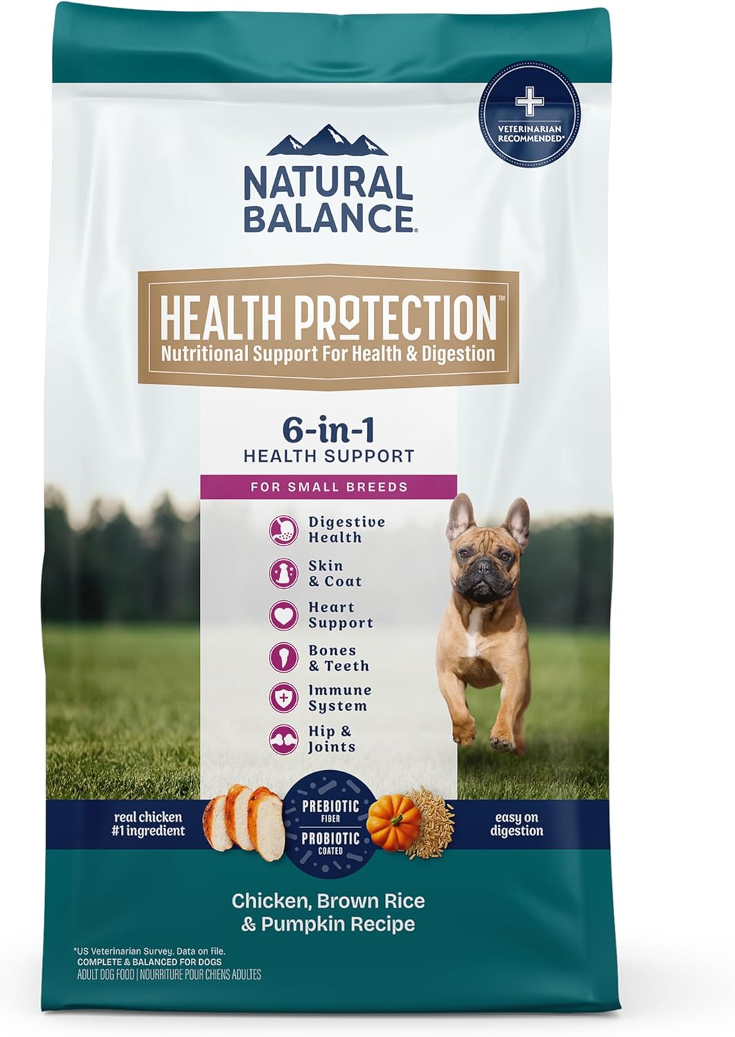 Natural Balance Health Protection Small Breed Dry Dog Food – Whole Body Health, Easy on Digestion Dog Food Made with Chicken, Brown Rice & Pumpkin for Dogs – 12lbs. Natural Balance Health Protection Small Breed Dry Dog Food – Whole Body Health, Easy on Digestion Dog Food Made with Chicken, Brown Rice & Pumpkin for Dogs – 12lbs.