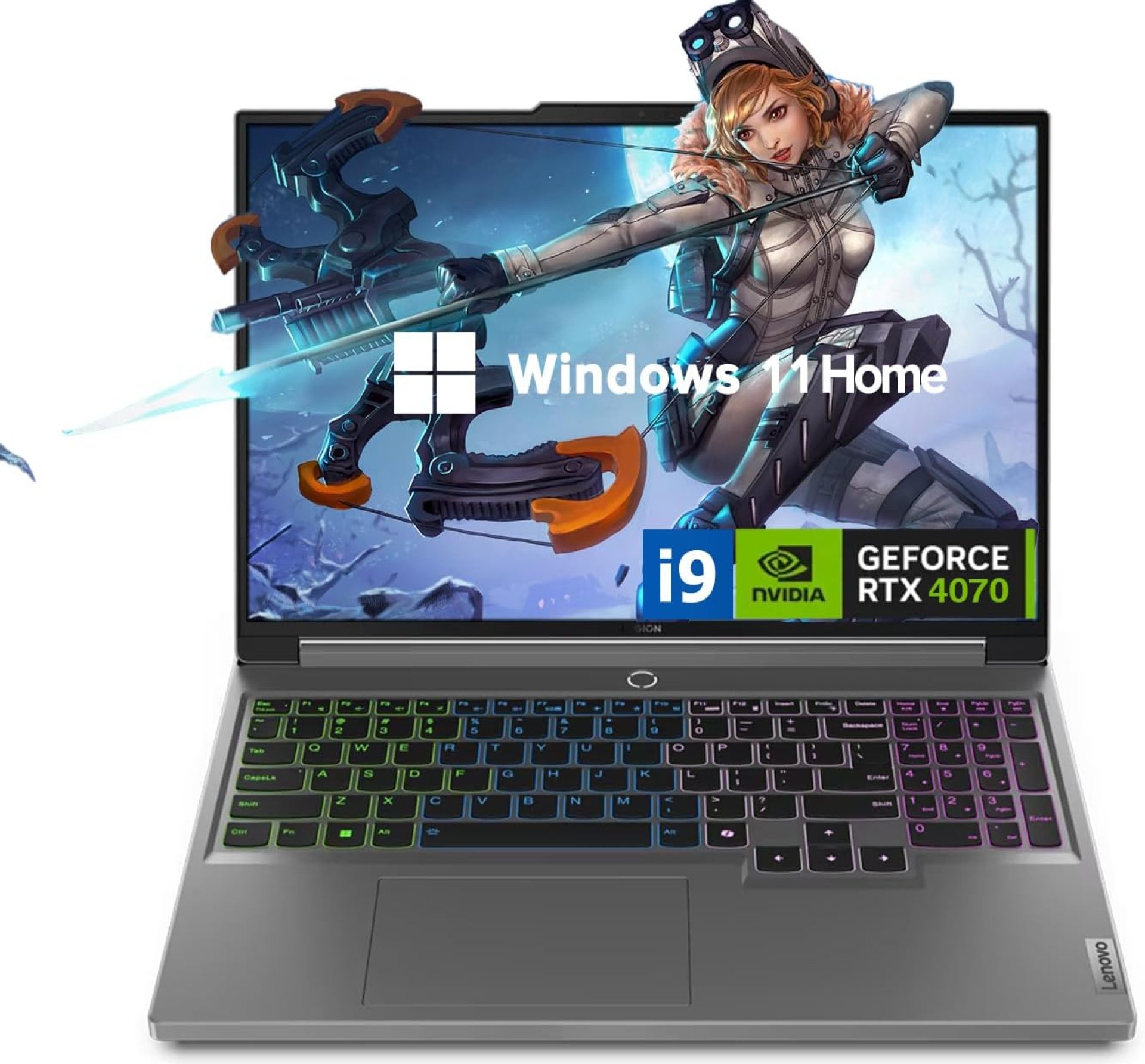 Lenovo Legion Gaming Laptop, 16″ QHD+ (2560 x 1600) 165 Hz, Intel i9-14900HX, NVIDIA GeForce RTX 4070, 64GB RAM, 2TB + 2TB SSD, Windows 11 Home Lenovo Legion Gaming Laptop, 16″ QHD+ (2560 x 1600) 165 Hz, Intel i9-14900HX, NVIDIA GeForce RTX 4070, 64GB RAM, 2TB + 2TB SSD, Windows 11 Home