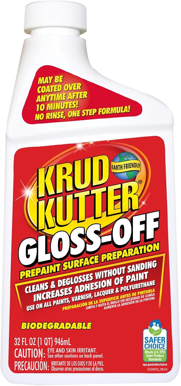 Krud Kutter GO326 Gloss Off Prepaint Surface Preparation Cleaner, 32 oz Krud Kutter GO326 Gloss Off Prepaint Surface Preparation Cleaner, 32 oz