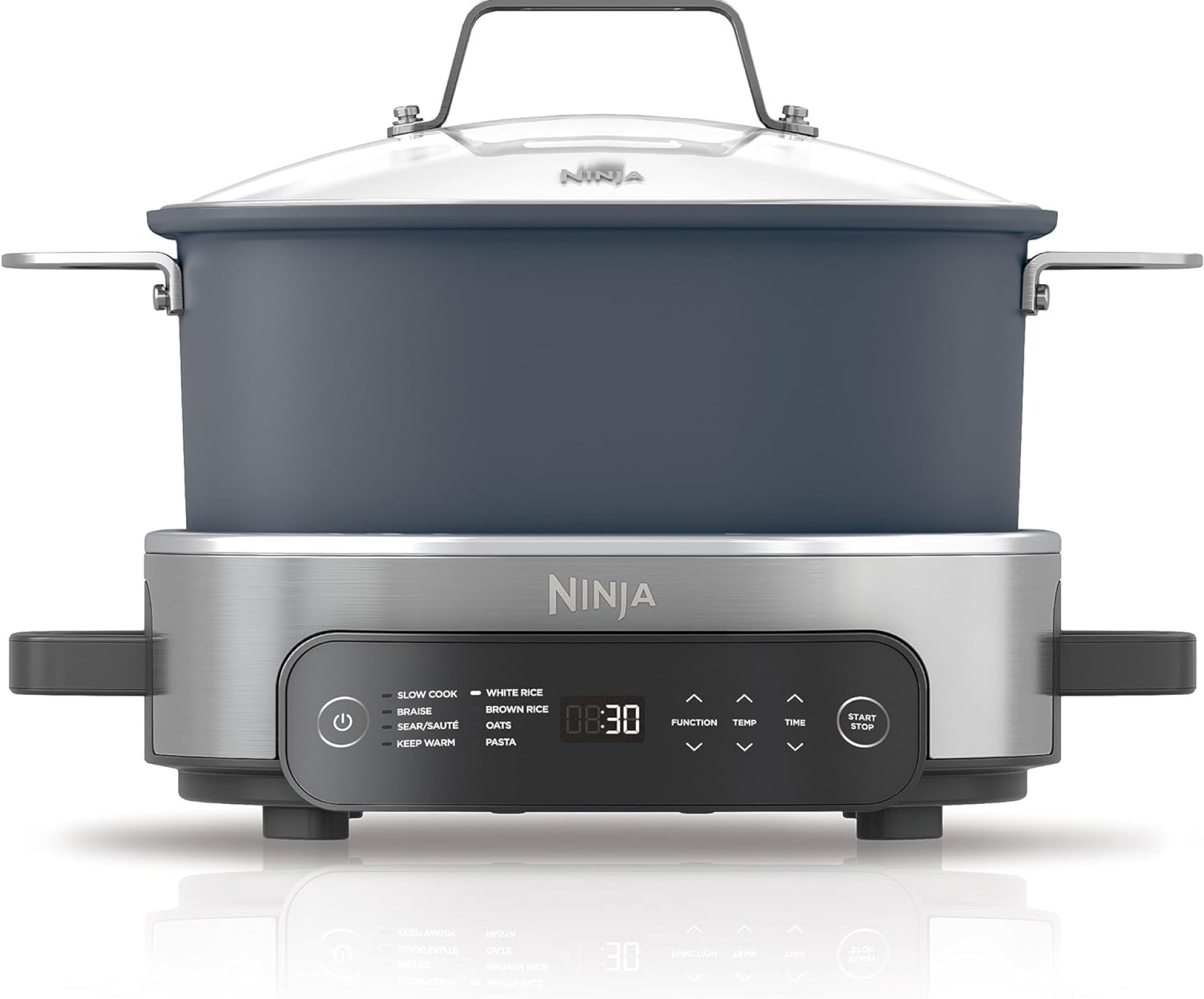 Ninja MC1101 Foodi Everyday Possible Cooker Pro, 8-in-1 Versatility, 6.5 QT, One-Pot Cooking, Replaces 10 Cooking Tools, Faster Cooking, Family-Sized Capacity, Adjustable Temp Control, Midnight Blue Ninja MC1101 Foodi Everyday Possible Cooker Pro, 8-in-1 Versatility, 6.5 QT, One-Pot Cooking, Replaces 10 Cooking Tools, Faster Cooking, Family-Sized Capacity, Adjustable Temp Control, Midnight Blue