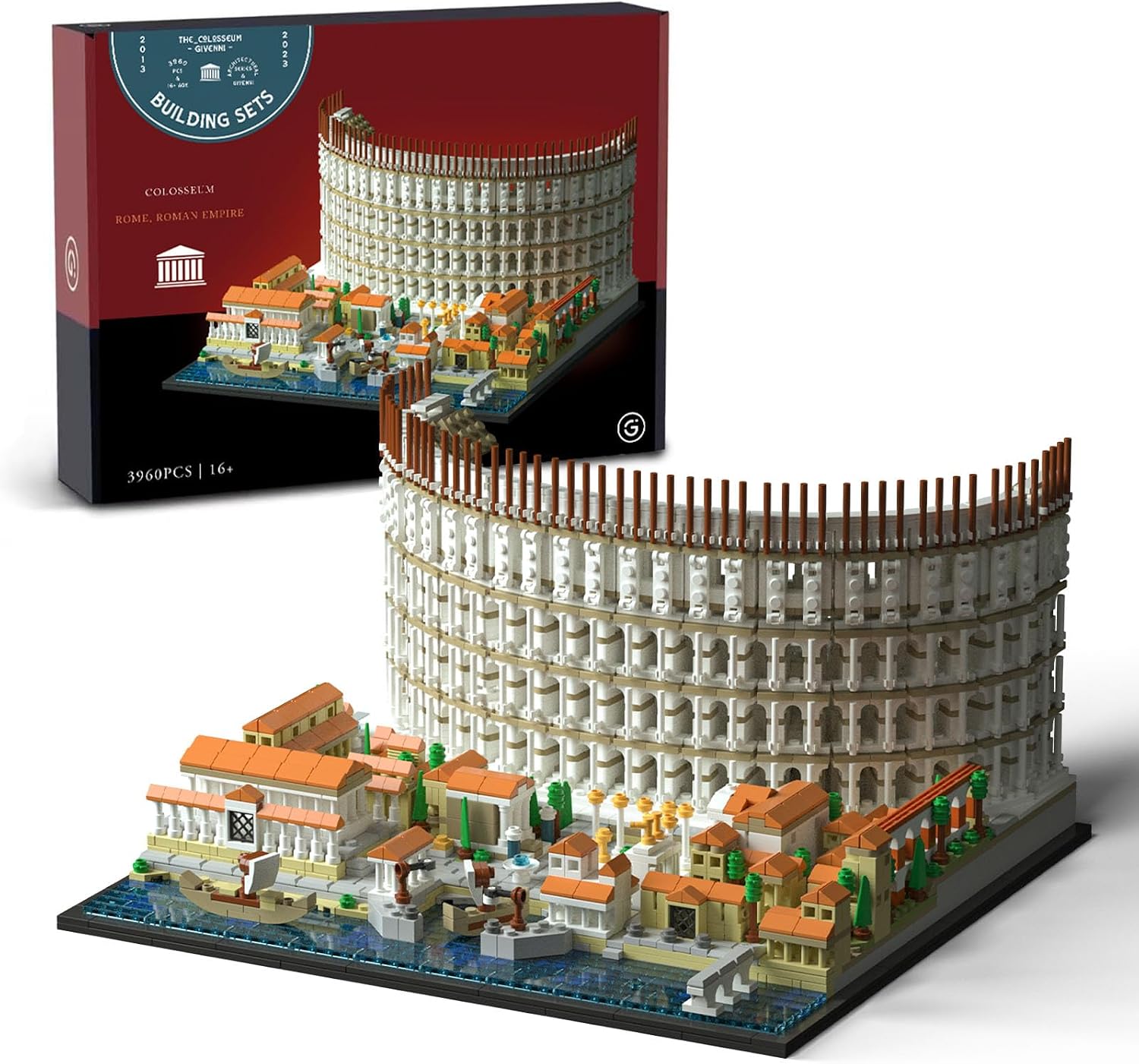 Architecture The Roman Colosseum Building Set; Collectible Model for Adults; Compatible with Lego, (3989Pieces) Architecture The Roman Colosseum Building Set; Collectible Model for Adults; Compatible with Lego, (3989Pieces)