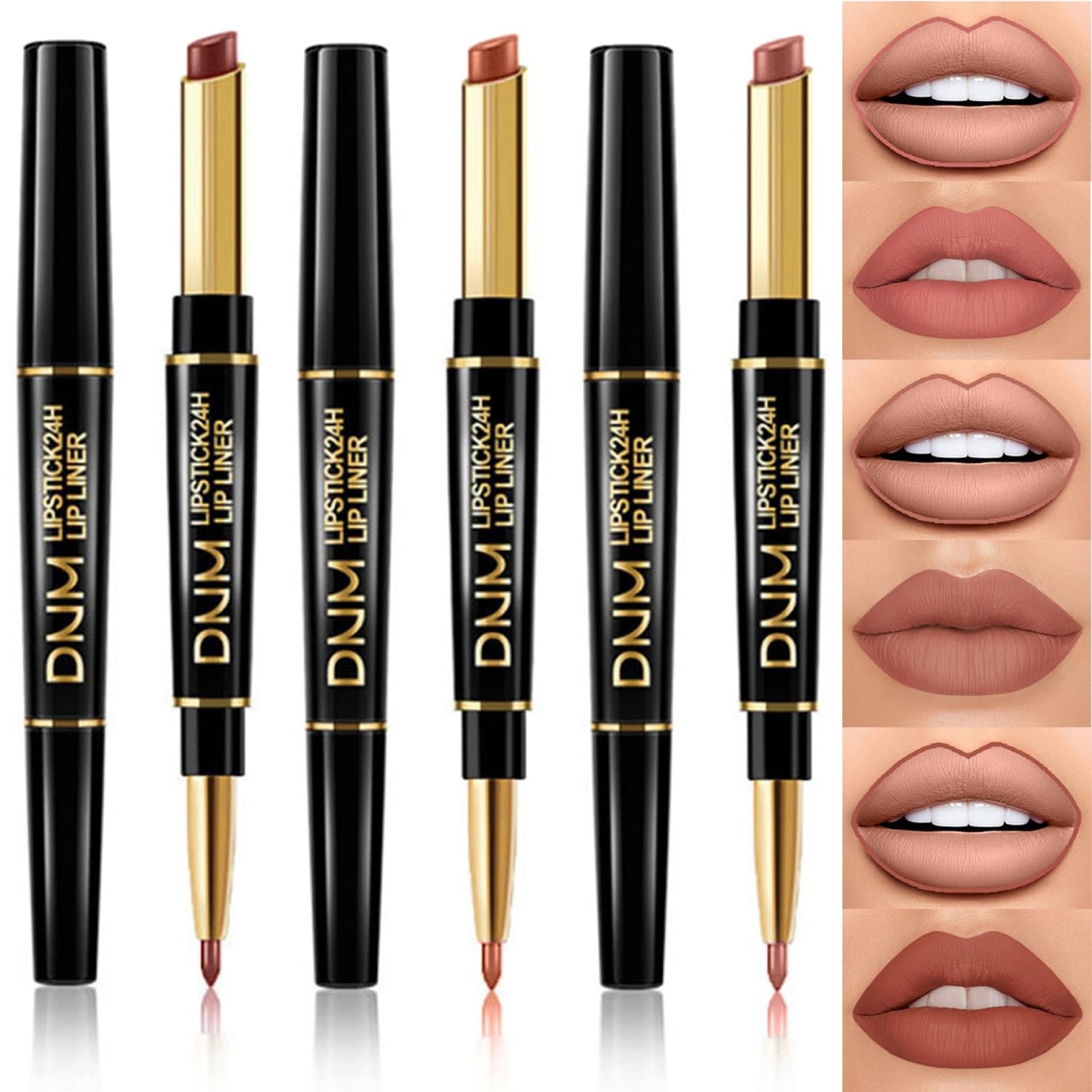 3Pcs Lip Liner and Lipstick Combo Set, Chestnut Nude Brown Lipgloss for Women Magic Lipstain 24 Hours Original Lip Liner Makeup Stain Long Lasting Waterproof Smudge Proof labial 3Pcs Lip Liner and Lipstick Combo Set, Chestnut Nude Brown Lipgloss for Women Magic Lipstain 24 Hours Original Lip Liner Makeup Stain Long Lasting Waterproof Smudge Proof labial