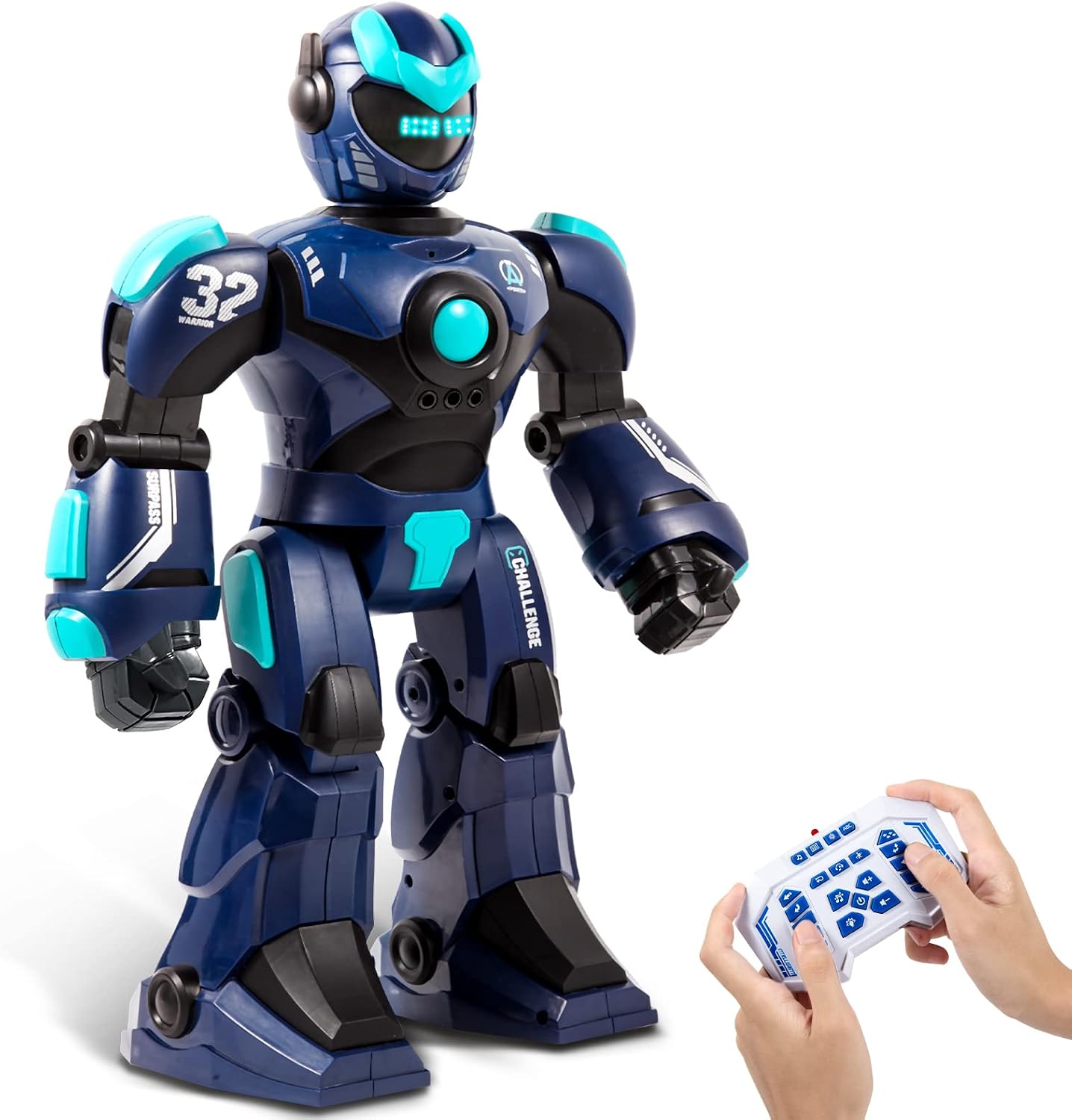 RC Robot Toy for Kids Remote Control Robot Toy, Smart Gesture Sensing Rechargeable & Programmable Robot Walking Dancing Singing Chirstmas Gift for 3-15 Years Old Boys Girls RC Robot Toy for Kids Remote Control Robot Toy, Smart Gesture Sensing Rechargeable & Programmable Robot Walking Dancing Singing Chirstmas Gift for 3-15 Years Old Boys Girls