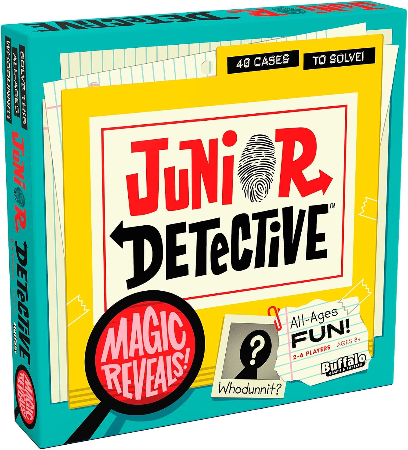 Buffalo Games – Junior Detective – Family Game Night Mystery – Multiple Case Files for Varied Playthroughs – Ages 8 and Up Buffalo Games – Junior Detective – Family Game Night Mystery – Multiple Case Files for Varied Playthroughs – Ages 8 and Up