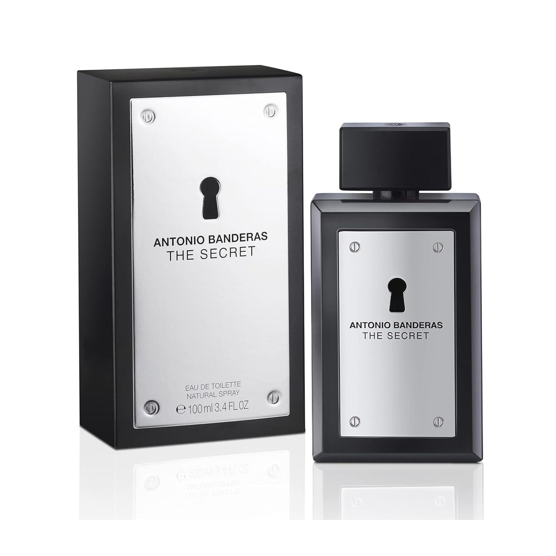 Banderas Perfumes – The Secret – Eau de Toilette for Men – Long Lasting – Elegant, Sexy and Masculine Fragance – Fruity and Leather Notes – Ideal for Day Wear Banderas Perfumes – The Secret – Eau de Toilette for Men – Long Lasting – Elegant, Sexy and Masculine Fragance – Fruity and Leather Notes – Ideal for Day Wear
