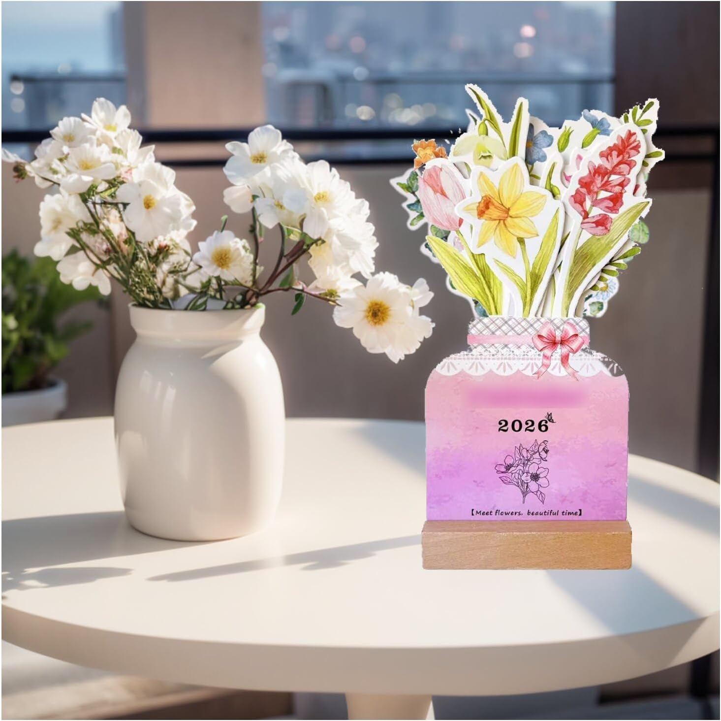 2026 Flower Desk Calendar Planner,2026 Bloomy Flowers Desk Calendar (1Pcs) 2026 Flower Desk Calendar Planner,2026 Bloomy Flowers Desk Calendar (1Pcs)