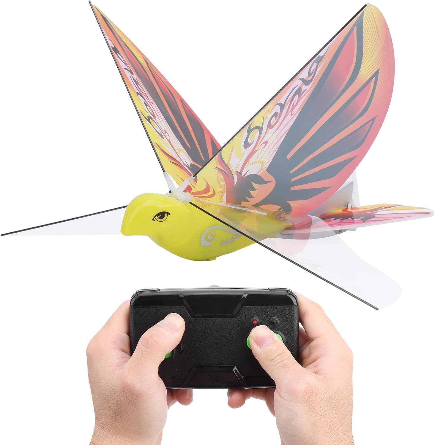 Remote Control Bird Toy, RC Bird Helicopters with LED Light, RC Bionic Drone-Tech Flying Bird Toys Smart Flying Easy Control for Kids Indoor Outdoor Toy Remote Control Bird Toy, RC Bird Helicopters with LED Light, RC Bionic Drone-Tech Flying Bird Toys Smart Flying Easy Control for Kids Indoor Outdoor Toy