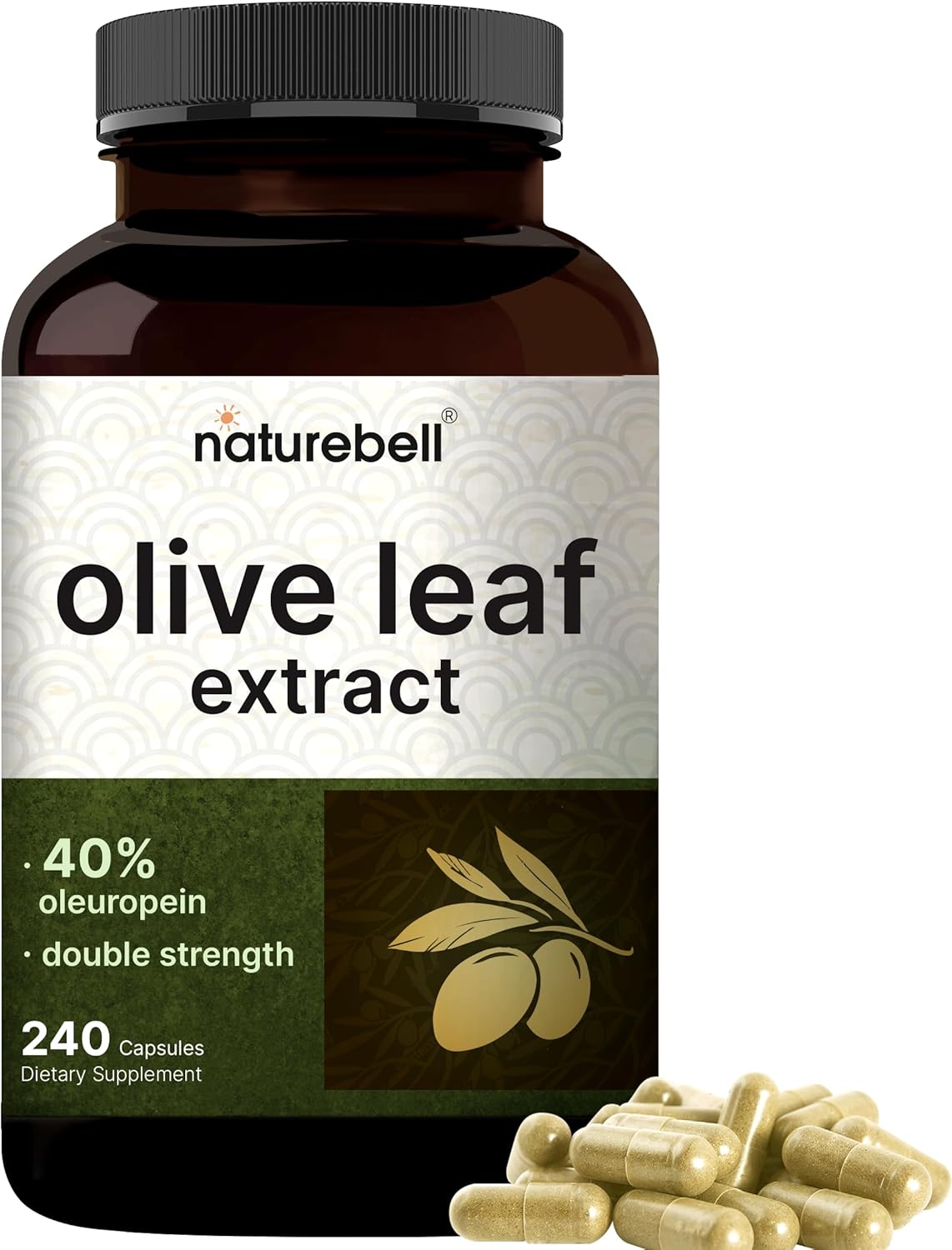 Olive Leaf Extract 30000mg, 240 Capsules | 40% Active Oleuropein, 50:1 Herbal Equivalent – Rich in Polyphenol & Flavonoid Antioxidants for Immune & Heart Health – Non-GMO Olive Leaf Extract 30000mg, 240 Capsules | 40% Active Oleuropein, 50:1 Herbal Equivalent – Rich in Polyphenol & Flavonoid Antioxidants for Immune & Heart Health – Non-GMO